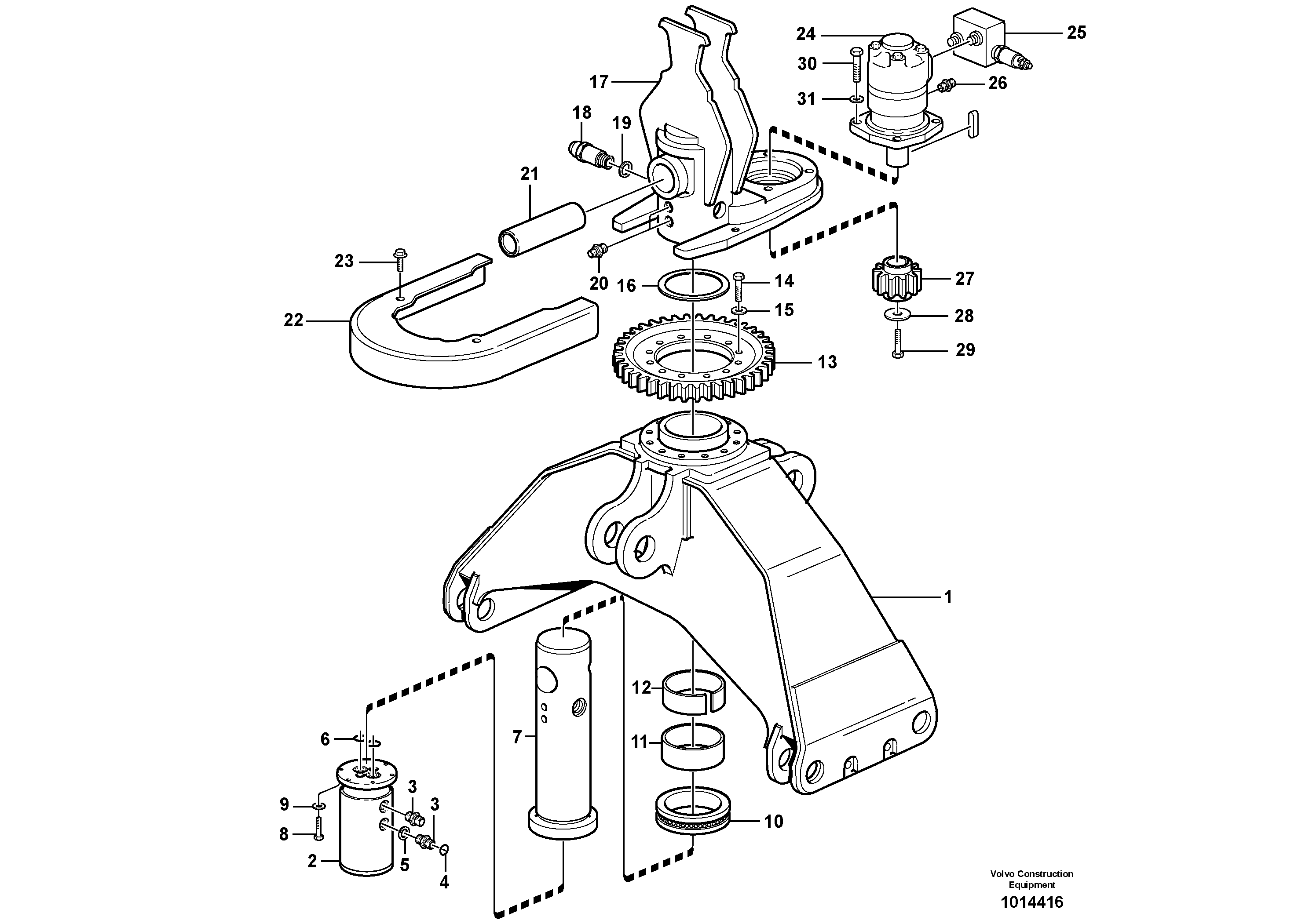 Rotator.  80202, 93948 — volvo parts diagram