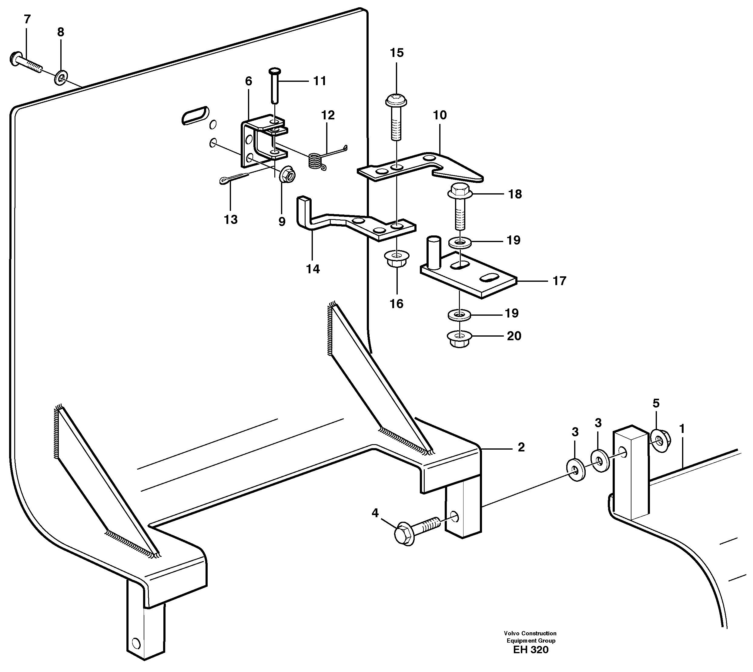 Hatch — volvo parts diagram