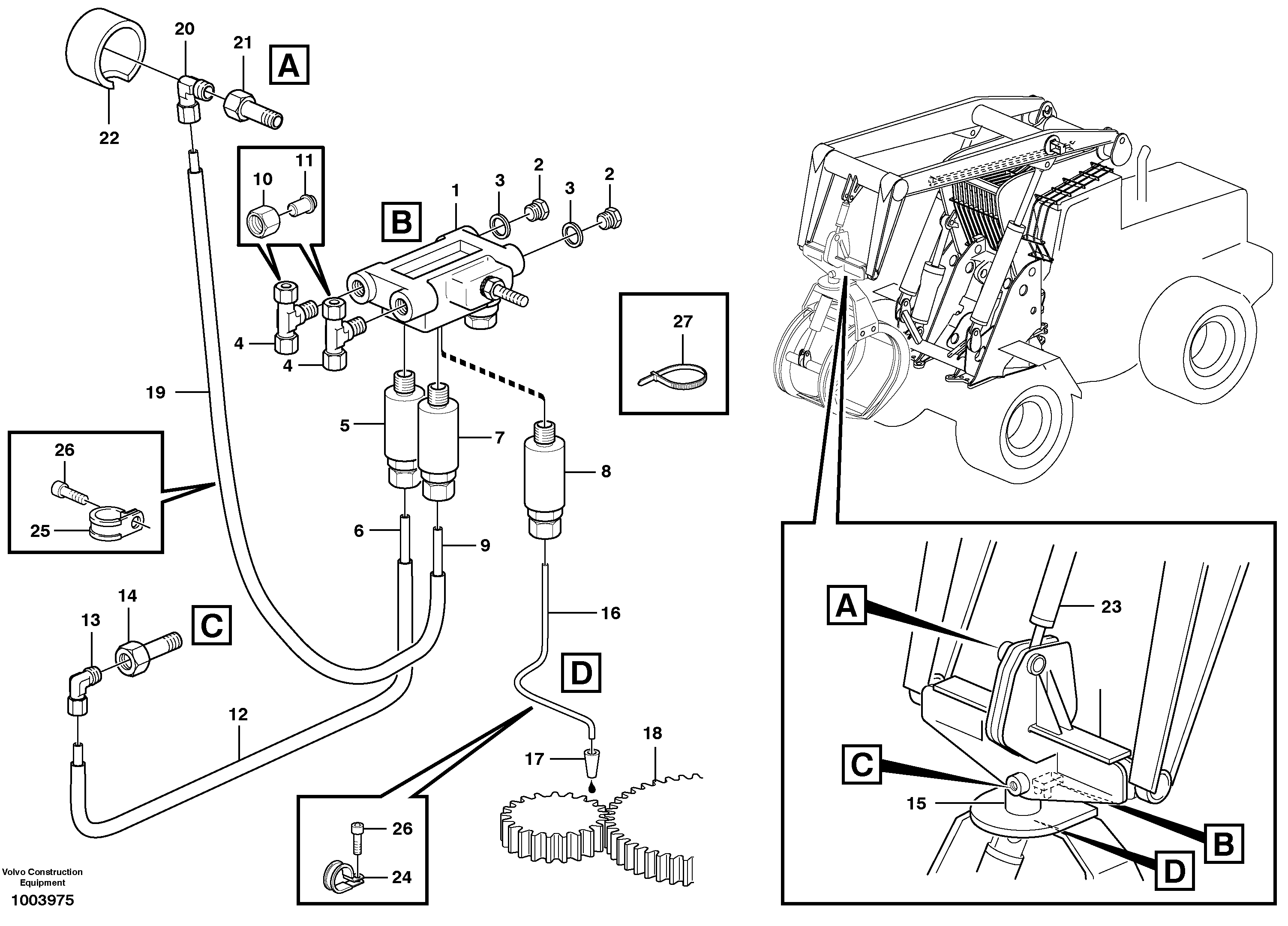 Distribution block, B5. — volvo parts diagram