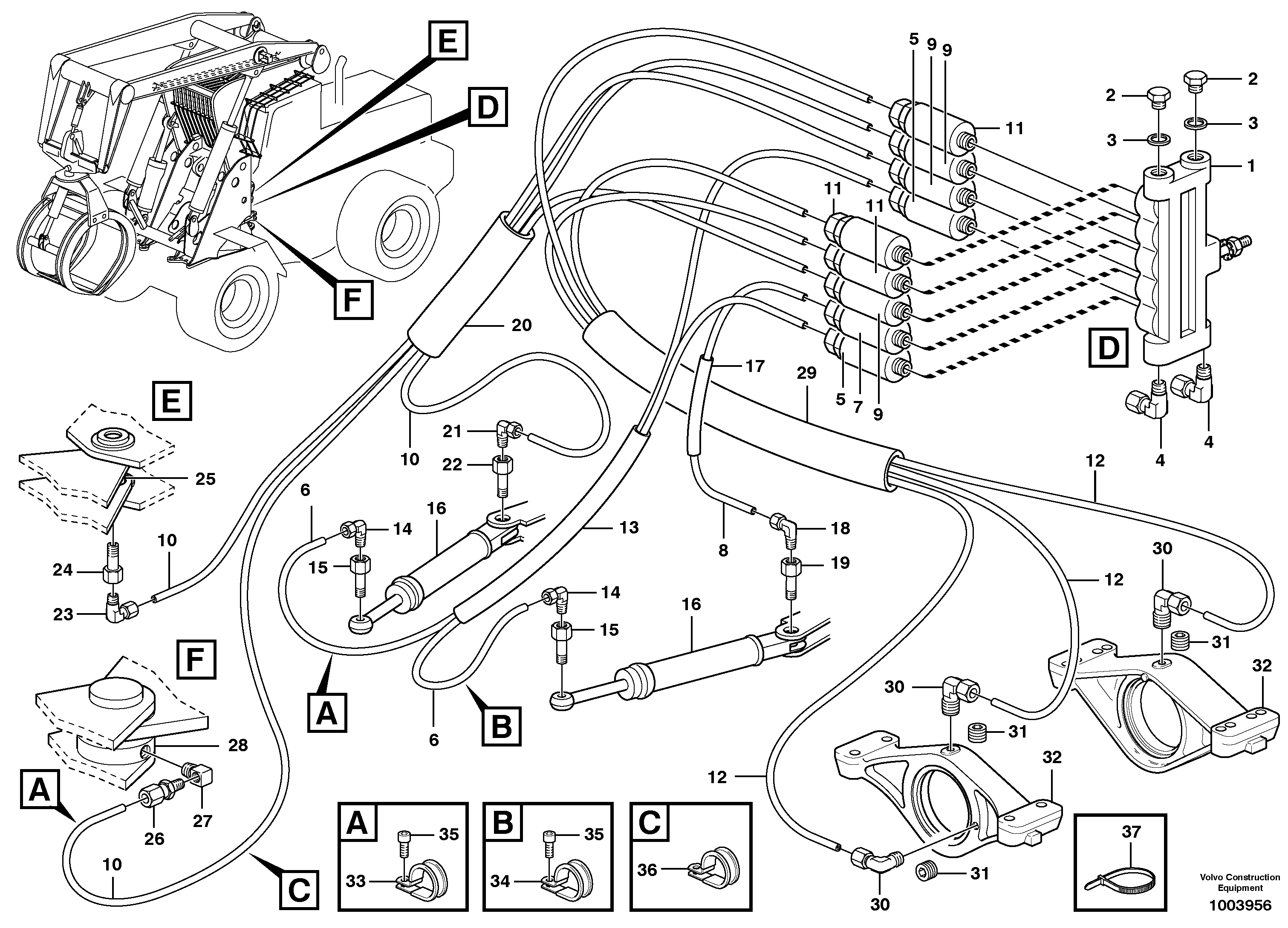 Distribution block, B1. — volvo parts diagram