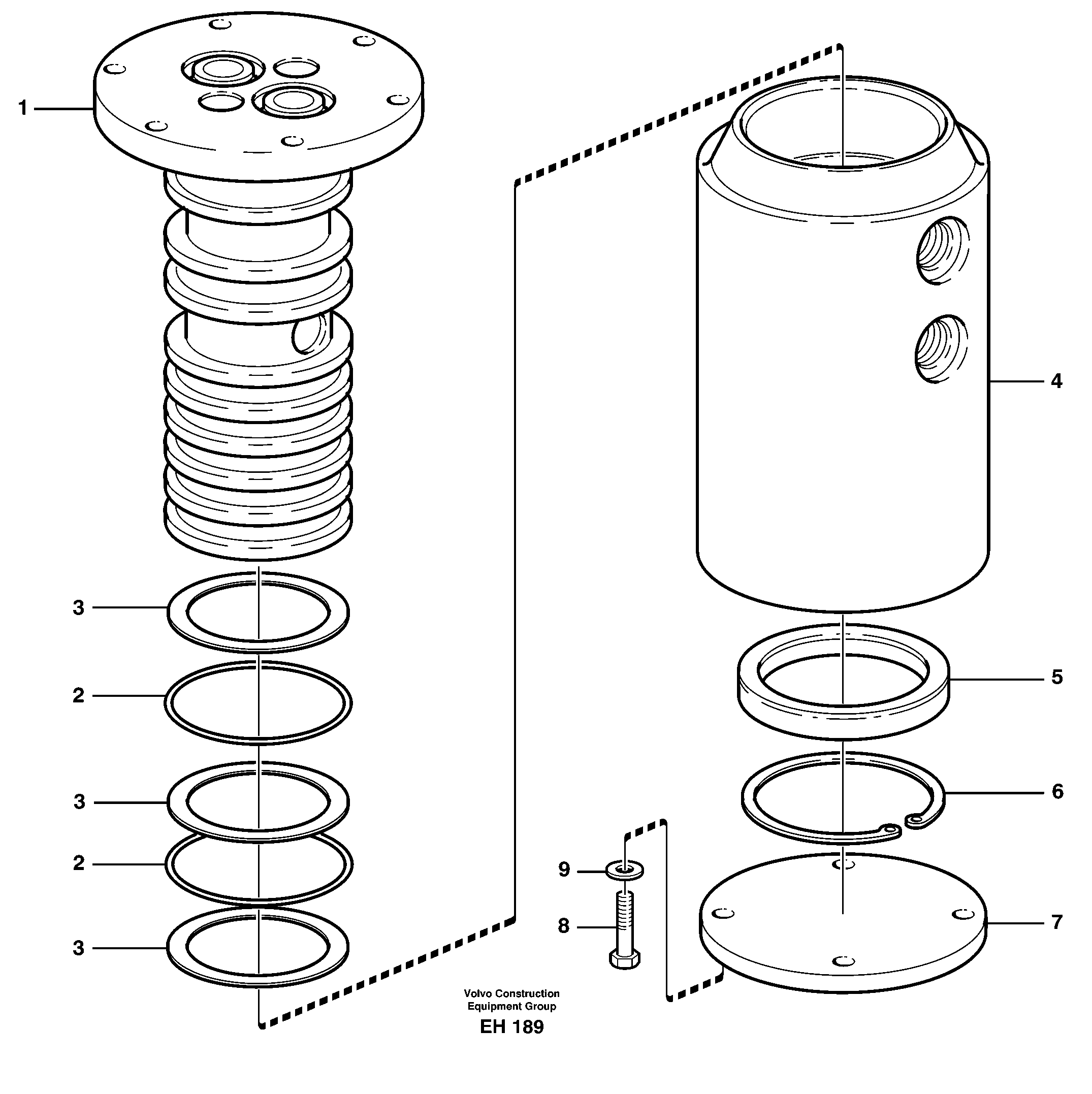 Swivel.  80202, 93948 — volvo parts diagram