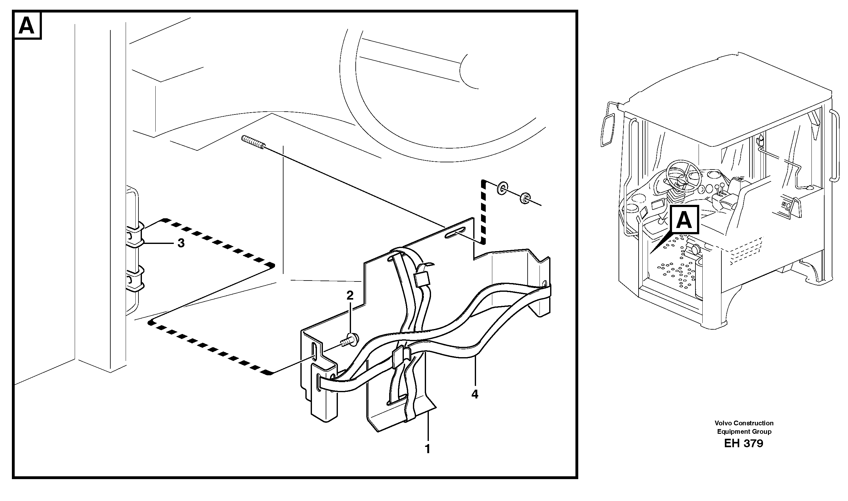Lunch box holder  80270 — volvo parts diagram