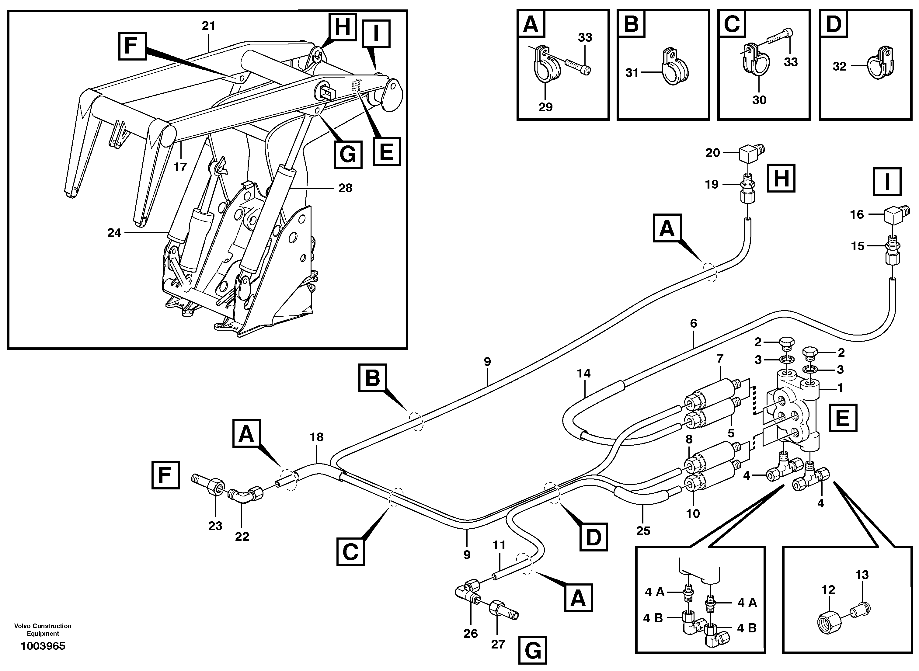 Distribution block, B3. — volvo parts diagram