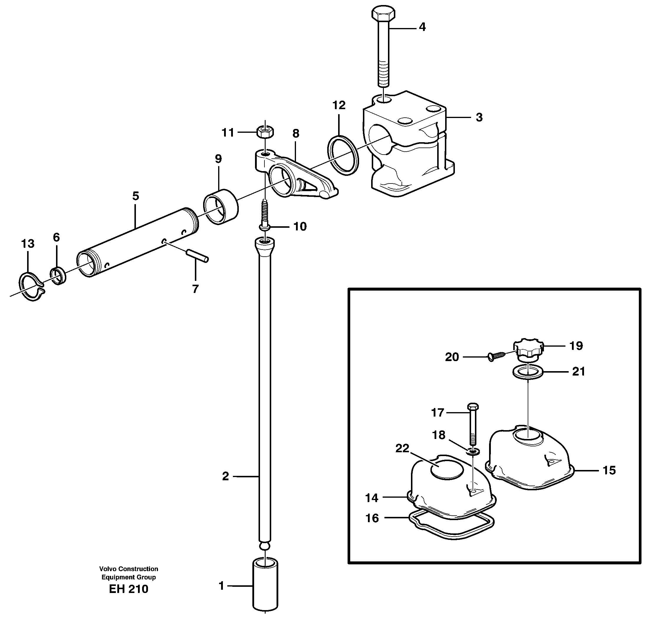 Valve mechanism — volvo parts diagram