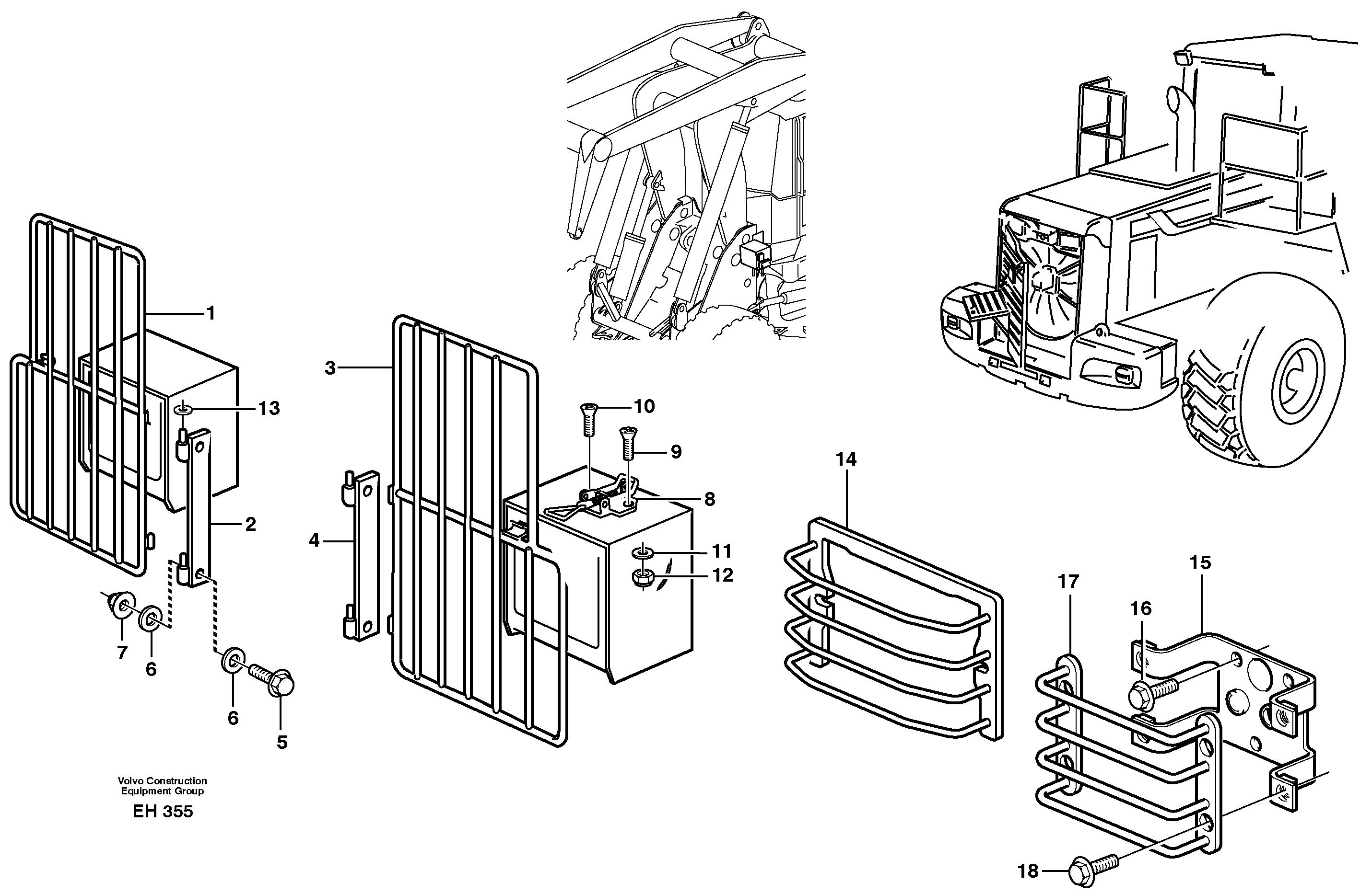 Protection for lighting.  80076,  91585,  93965 — volvo parts diagram