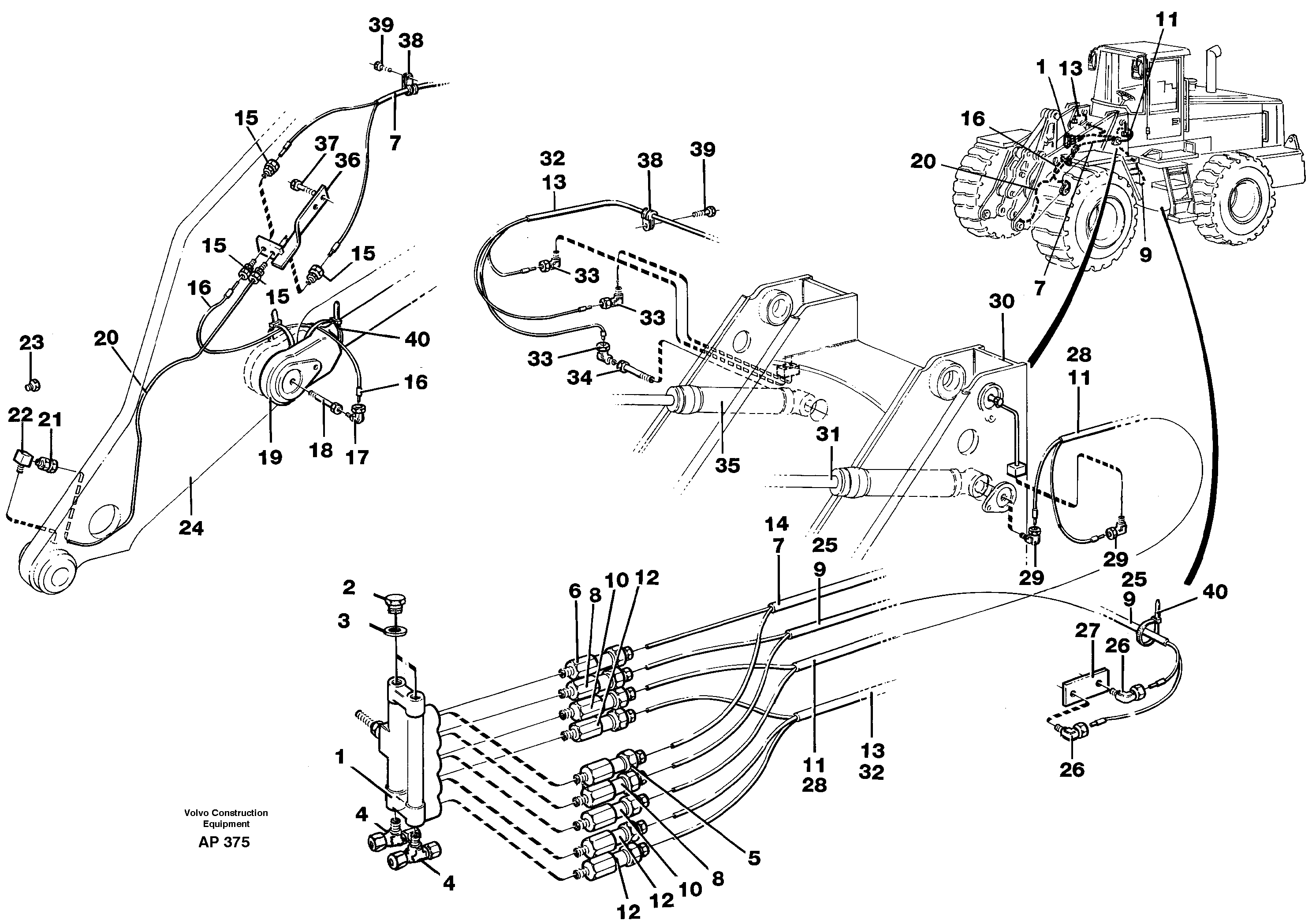 Distribution block, B2.  94810 — volvo parts diagram