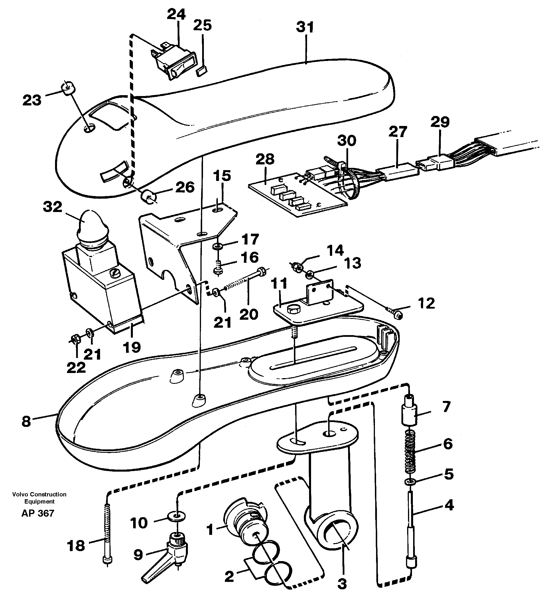 Armrest  94603 — volvo parts diagram