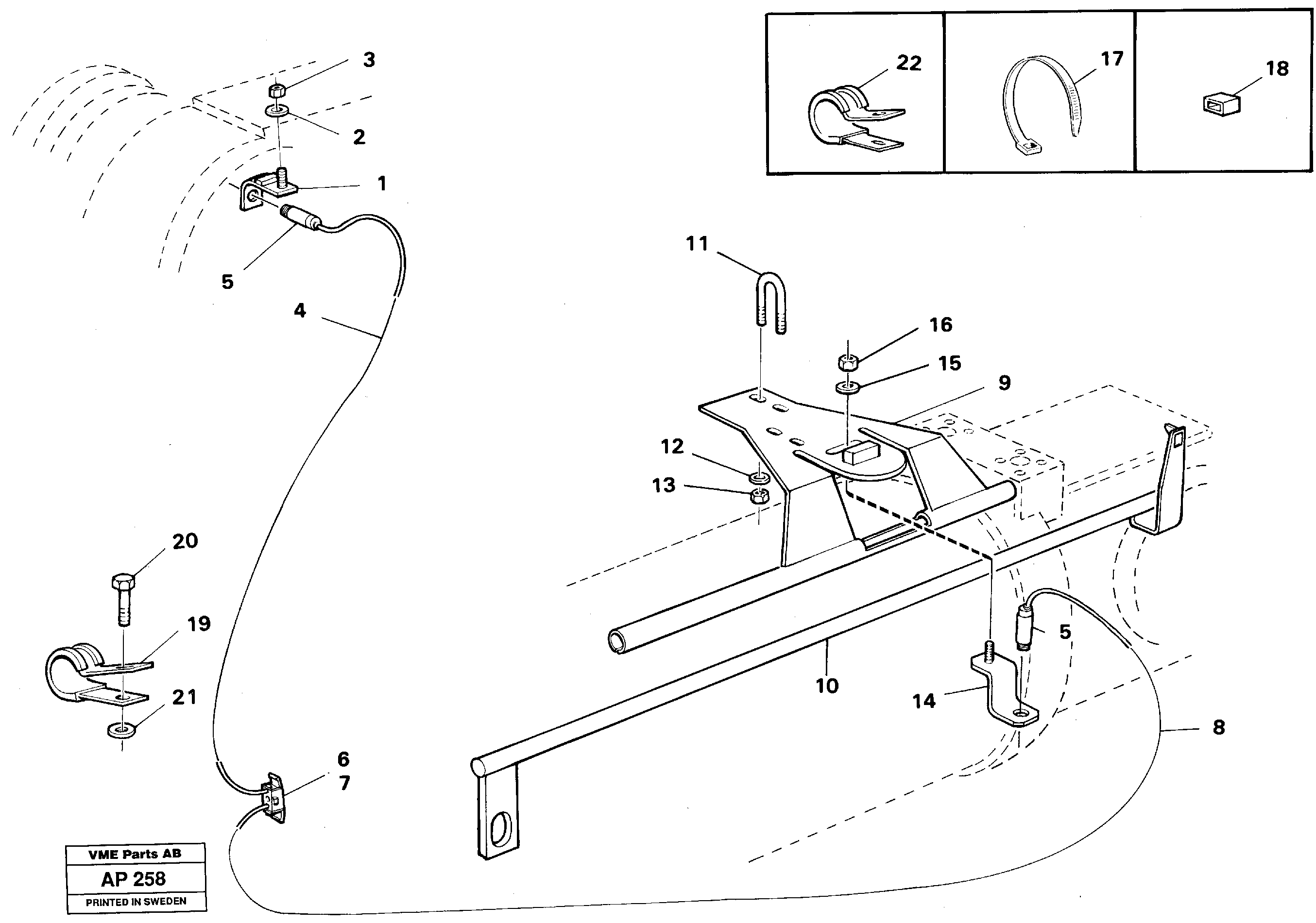 Boom kickout and bucket positioner. — volvo parts diagram