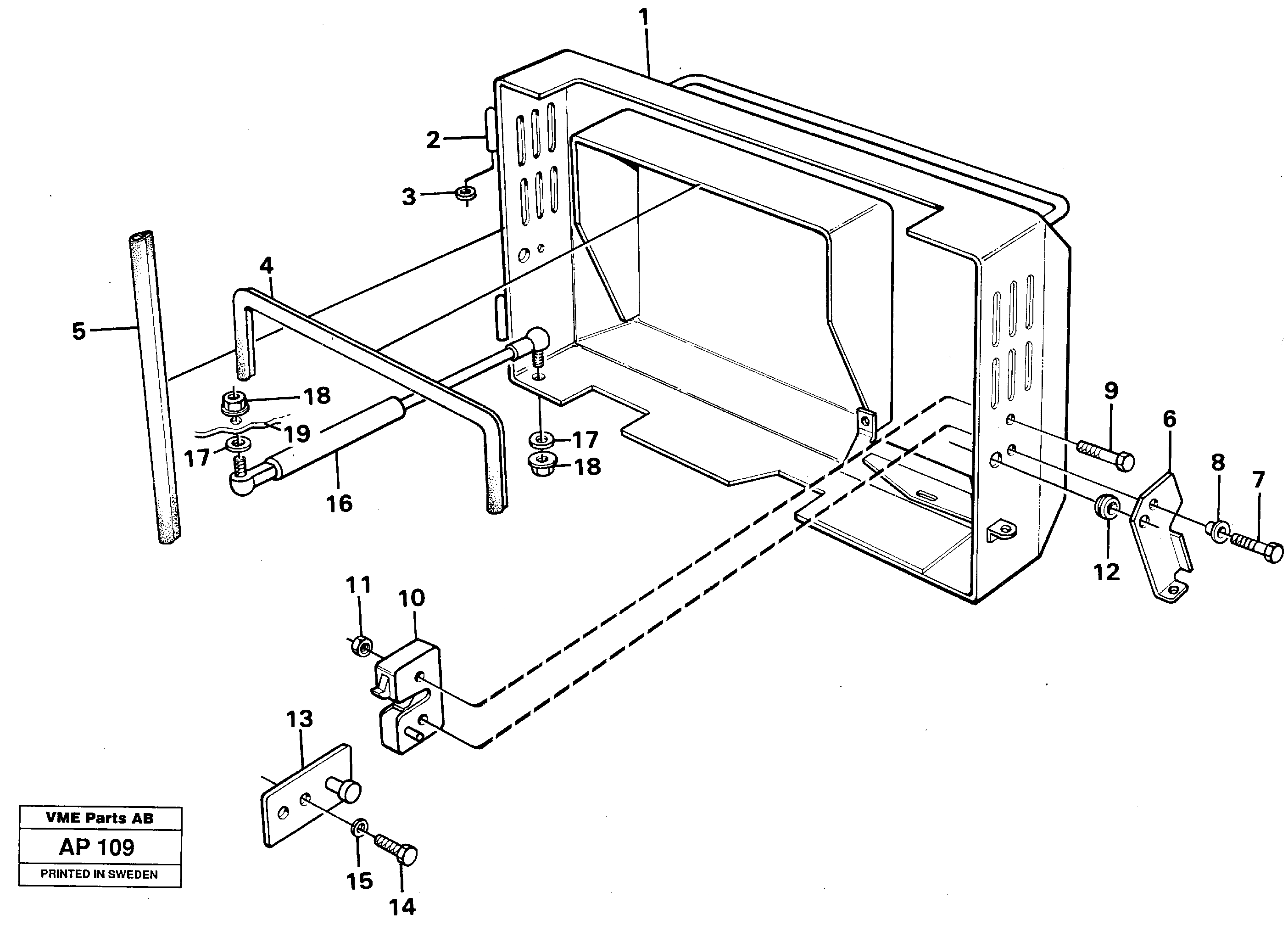 Filter cover — volvo parts diagram
