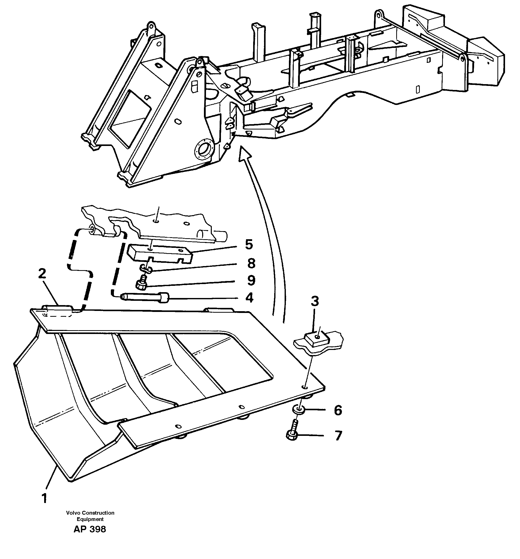 Bottom-guard plates 92567 — volvo parts diagram