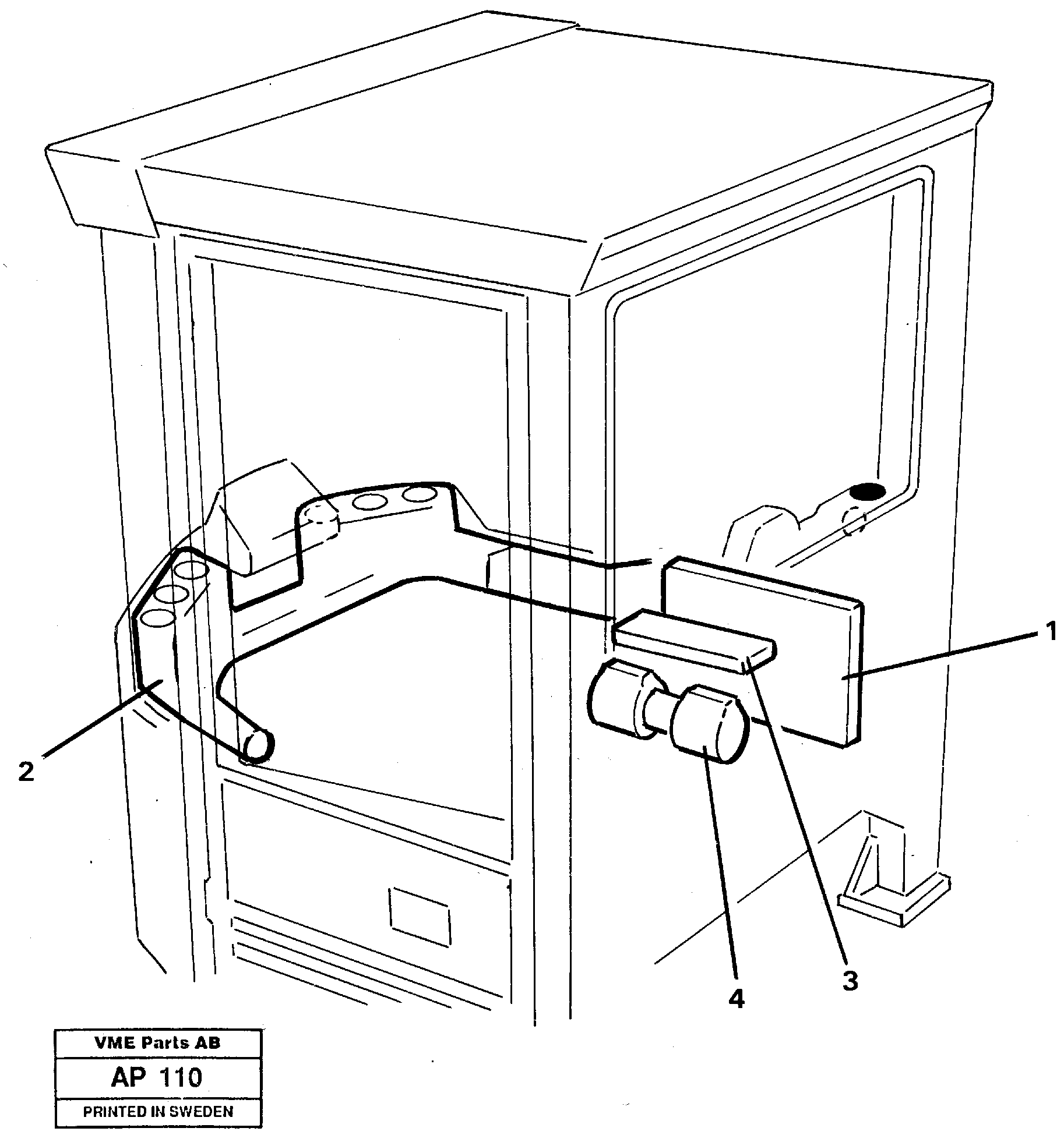 Heating system — volvo parts diagram