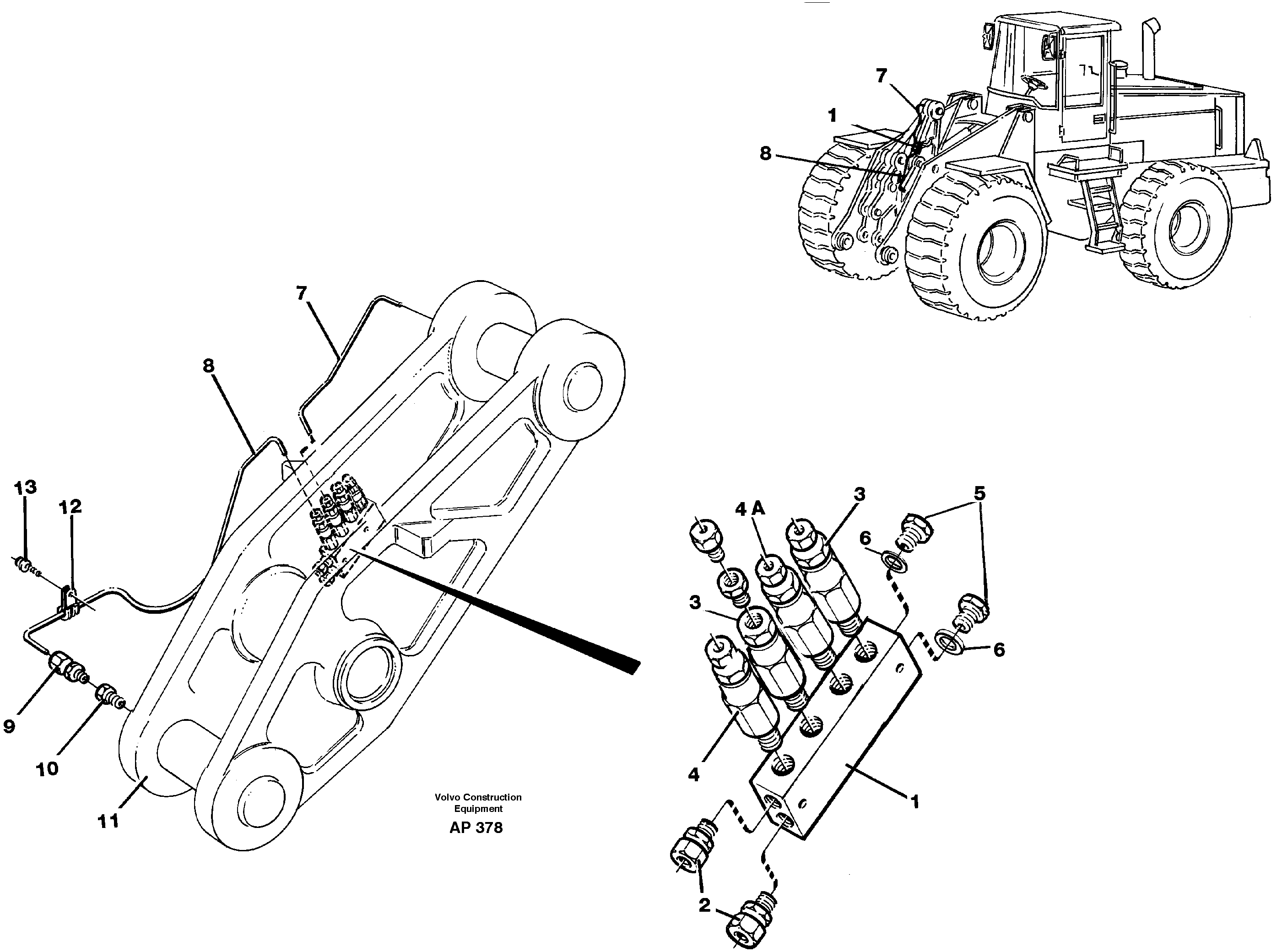 Distribution block, B4.  94810 — volvo parts diagram