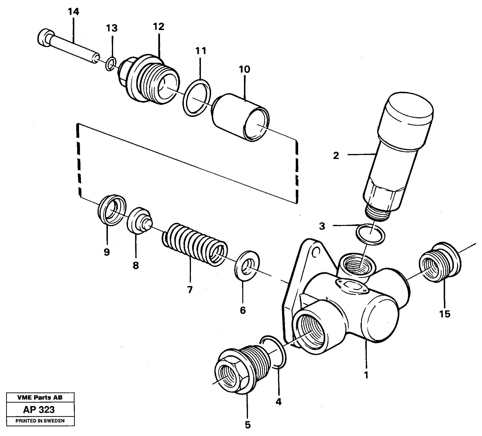 Feed pump — volvo parts diagram