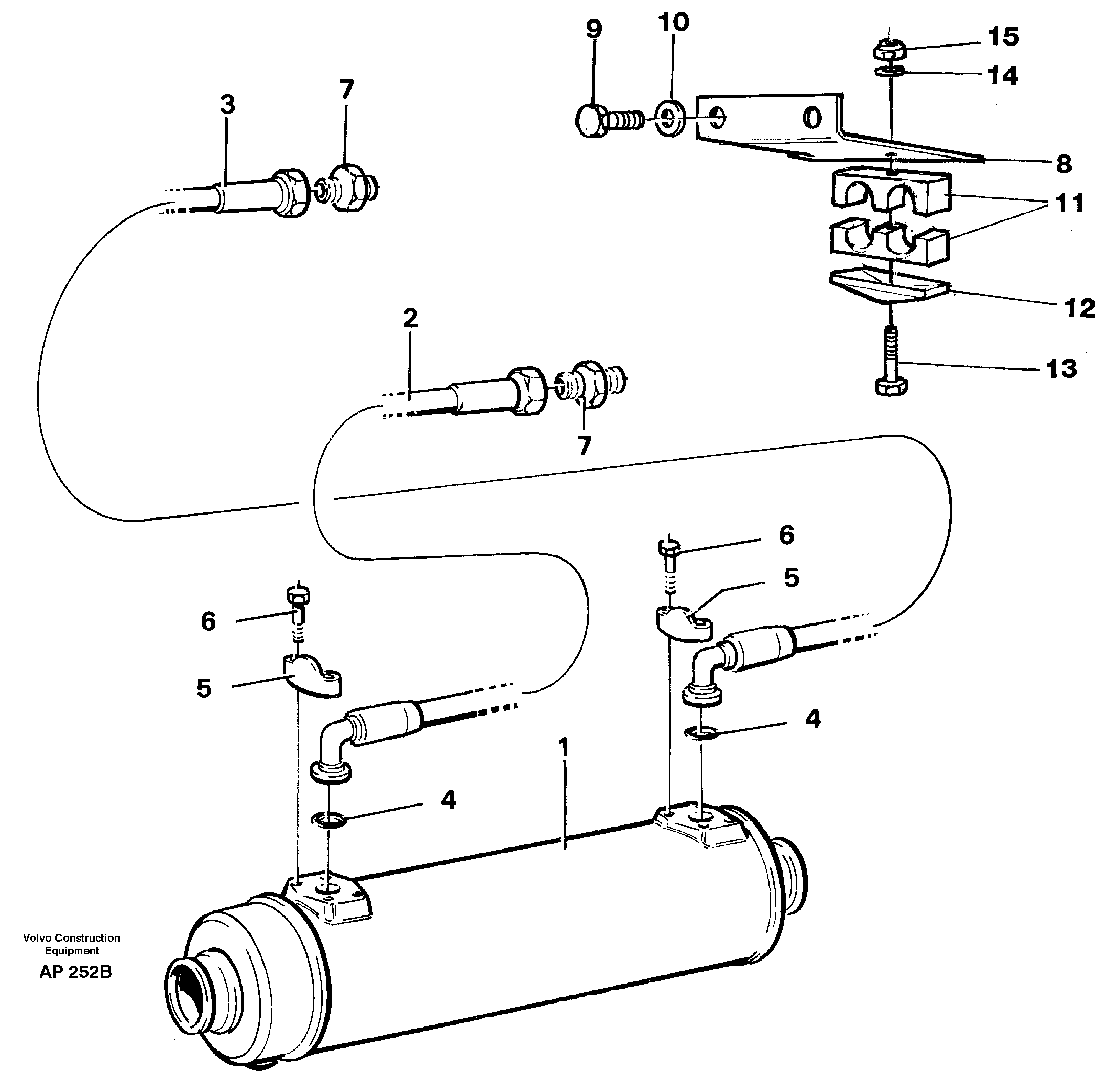 Cooling system — volvo parts diagram
