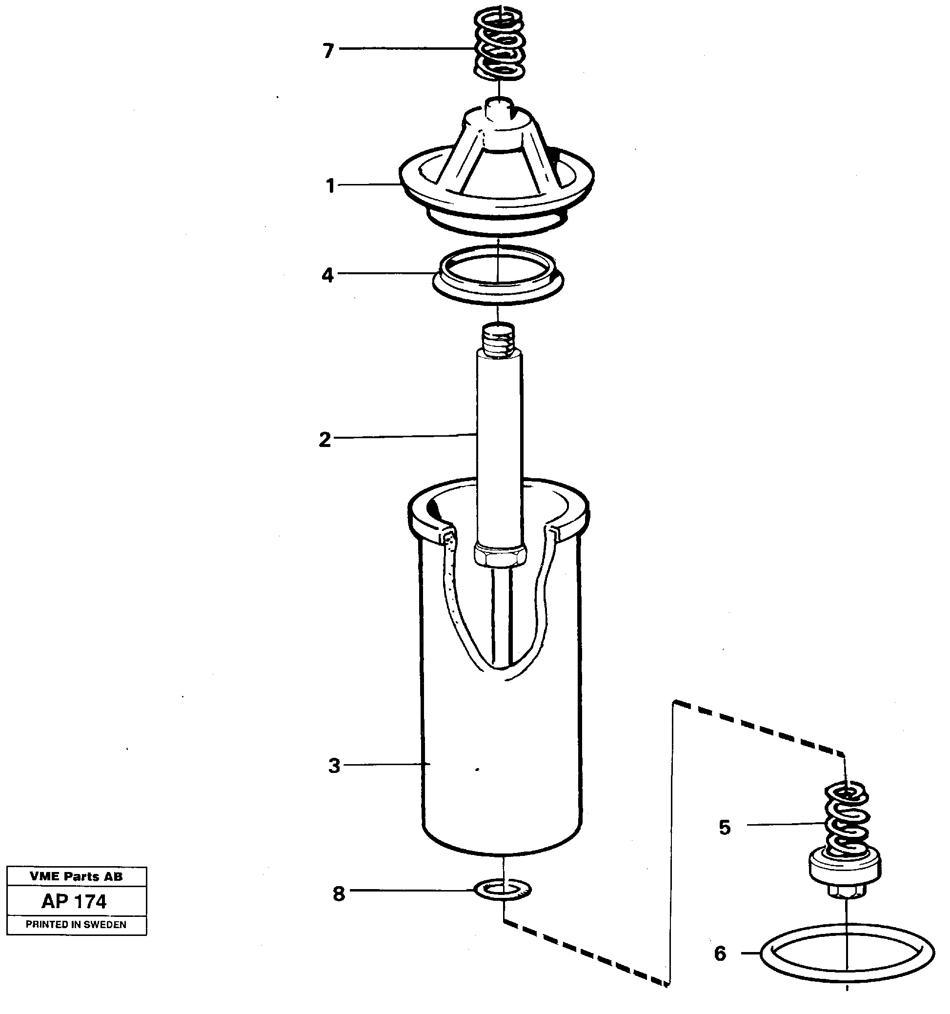 Oil filter — volvo parts diagram