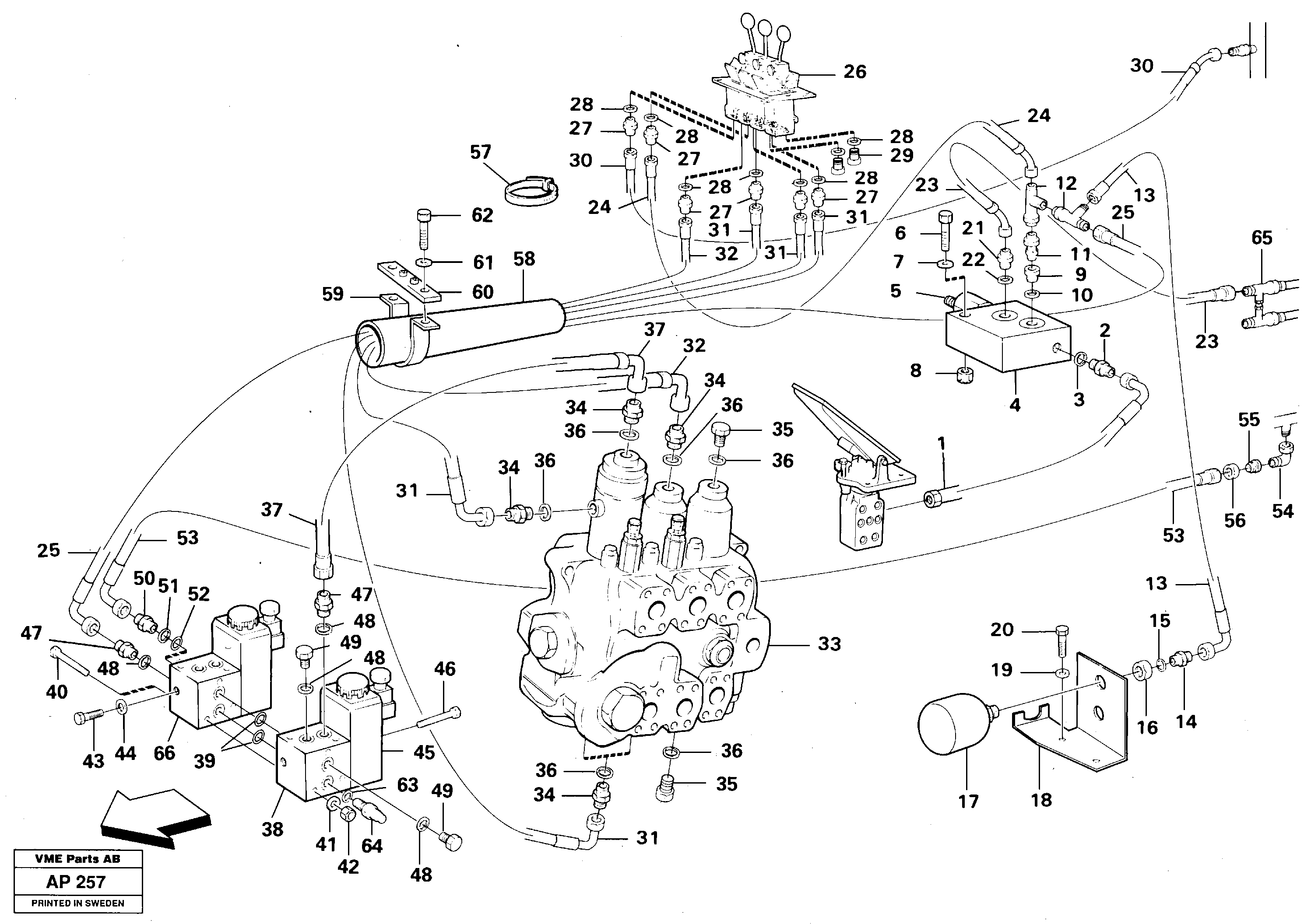 Servo - hydraulic — volvo parts diagram