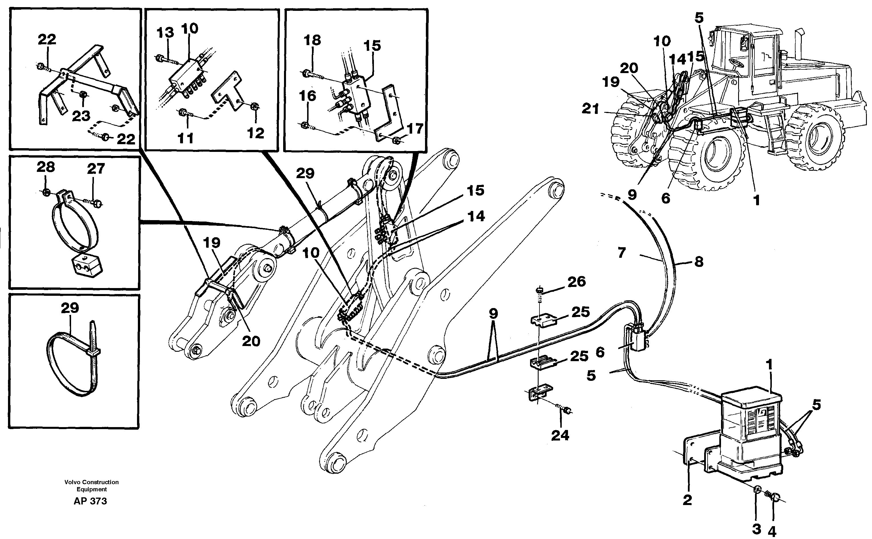 Central lubrication.  94810 — volvo parts diagram