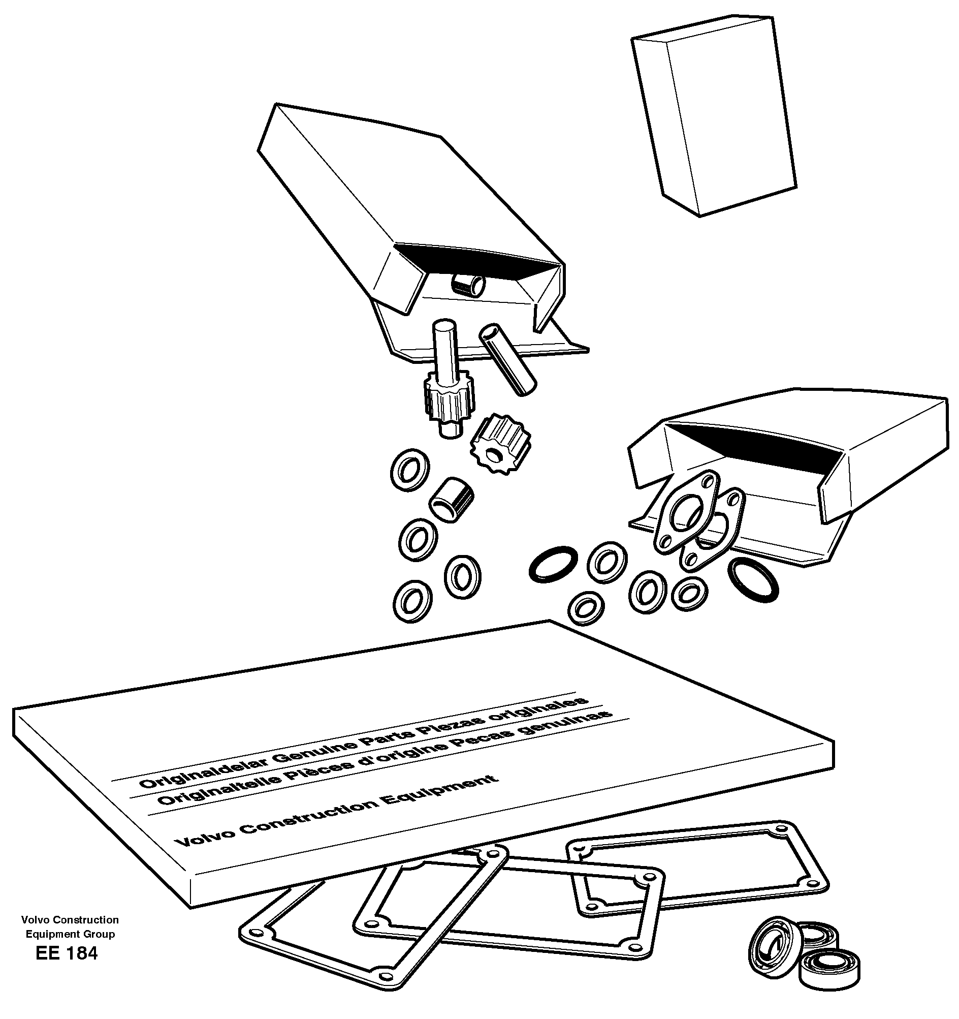 Repair kit for transmission — volvo parts diagram