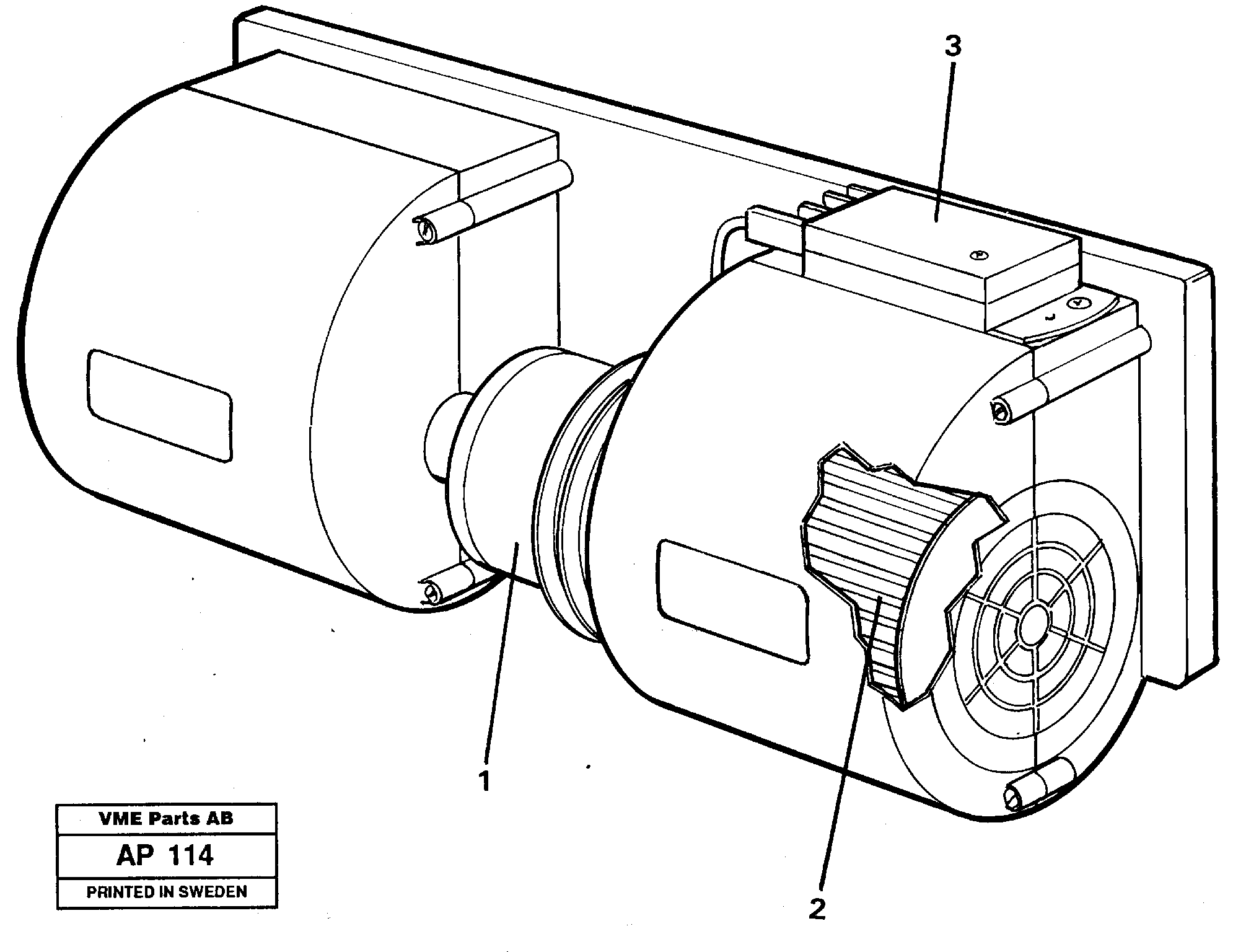 Fan — volvo parts diagram
