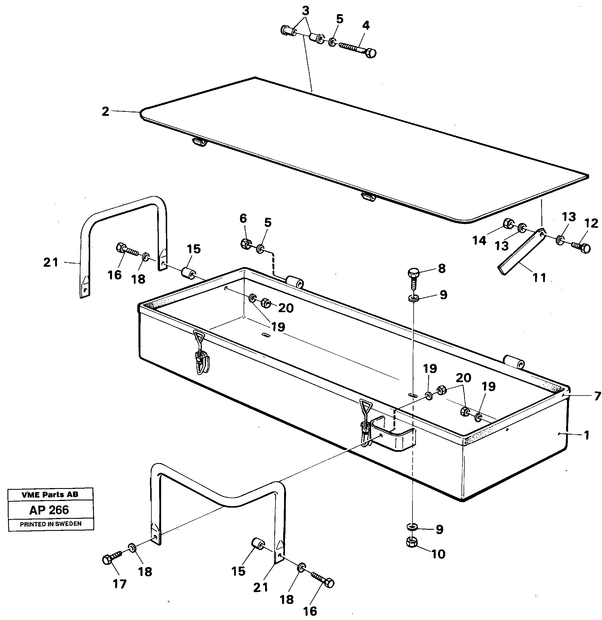 Toolbox 91837 — volvo parts diagram