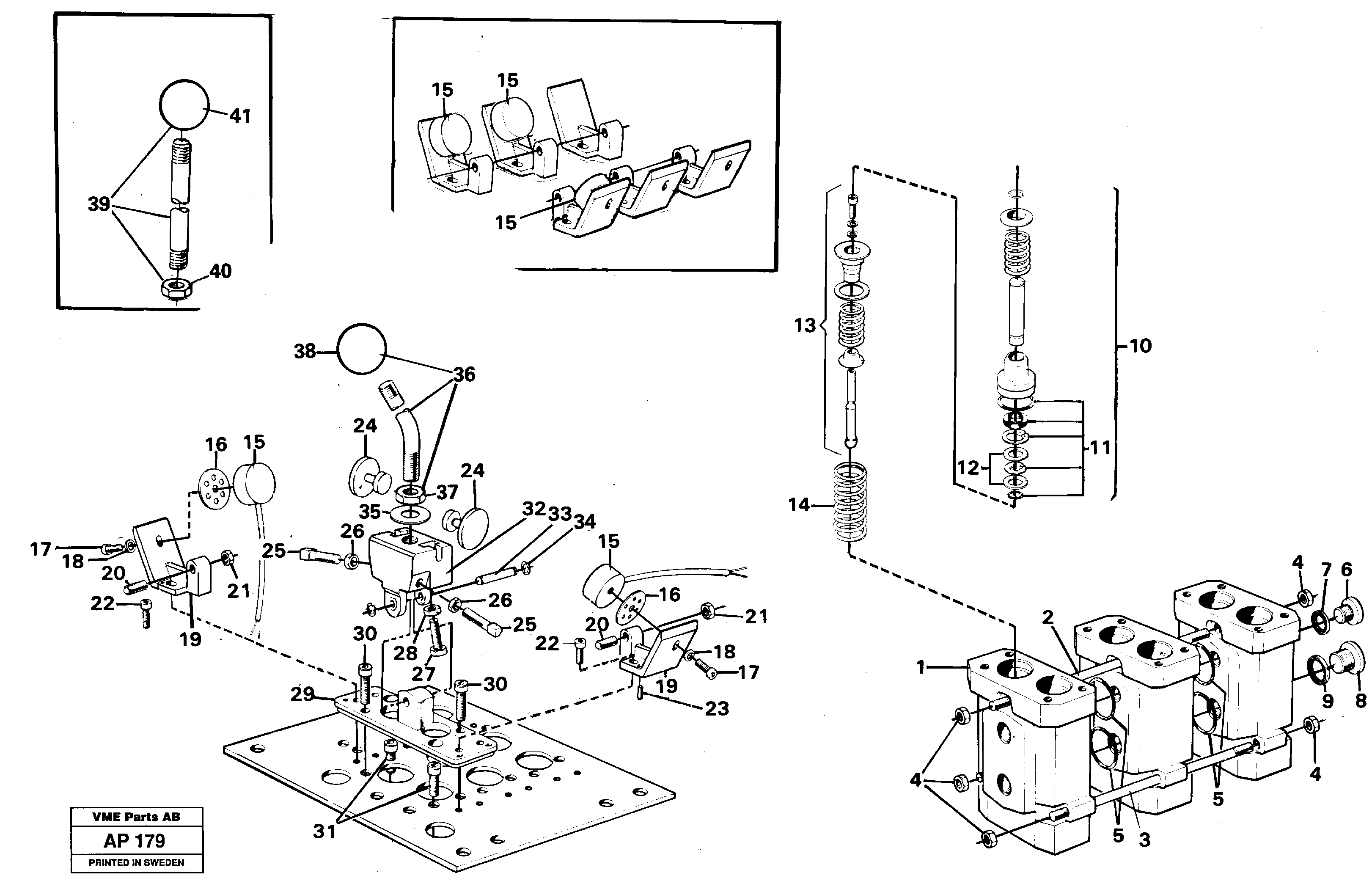 Servo valve — volvo parts diagram
