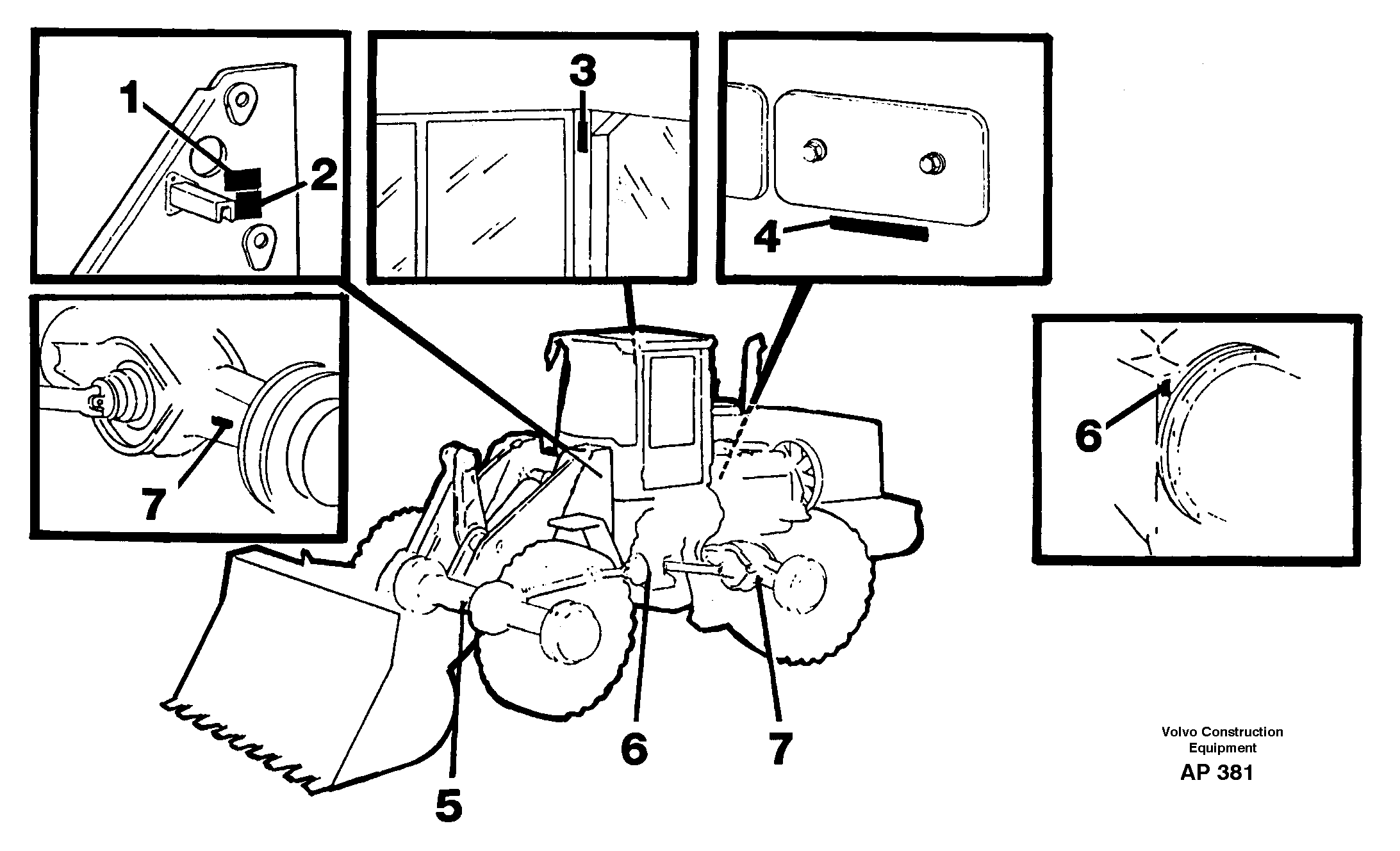 Product sign plate — volvo parts diagram