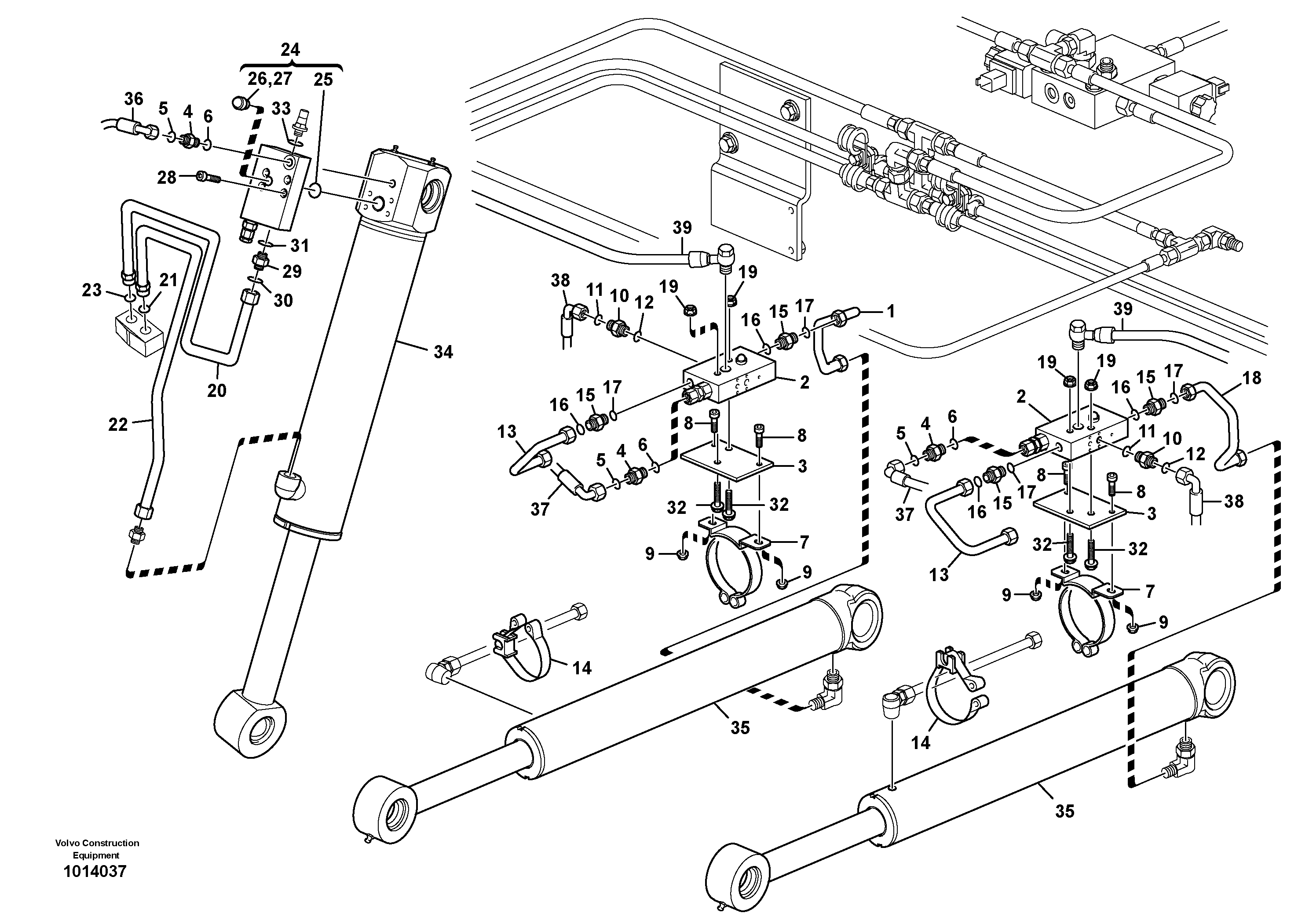 Safety valve loader  11891327 — volvo parts diagram