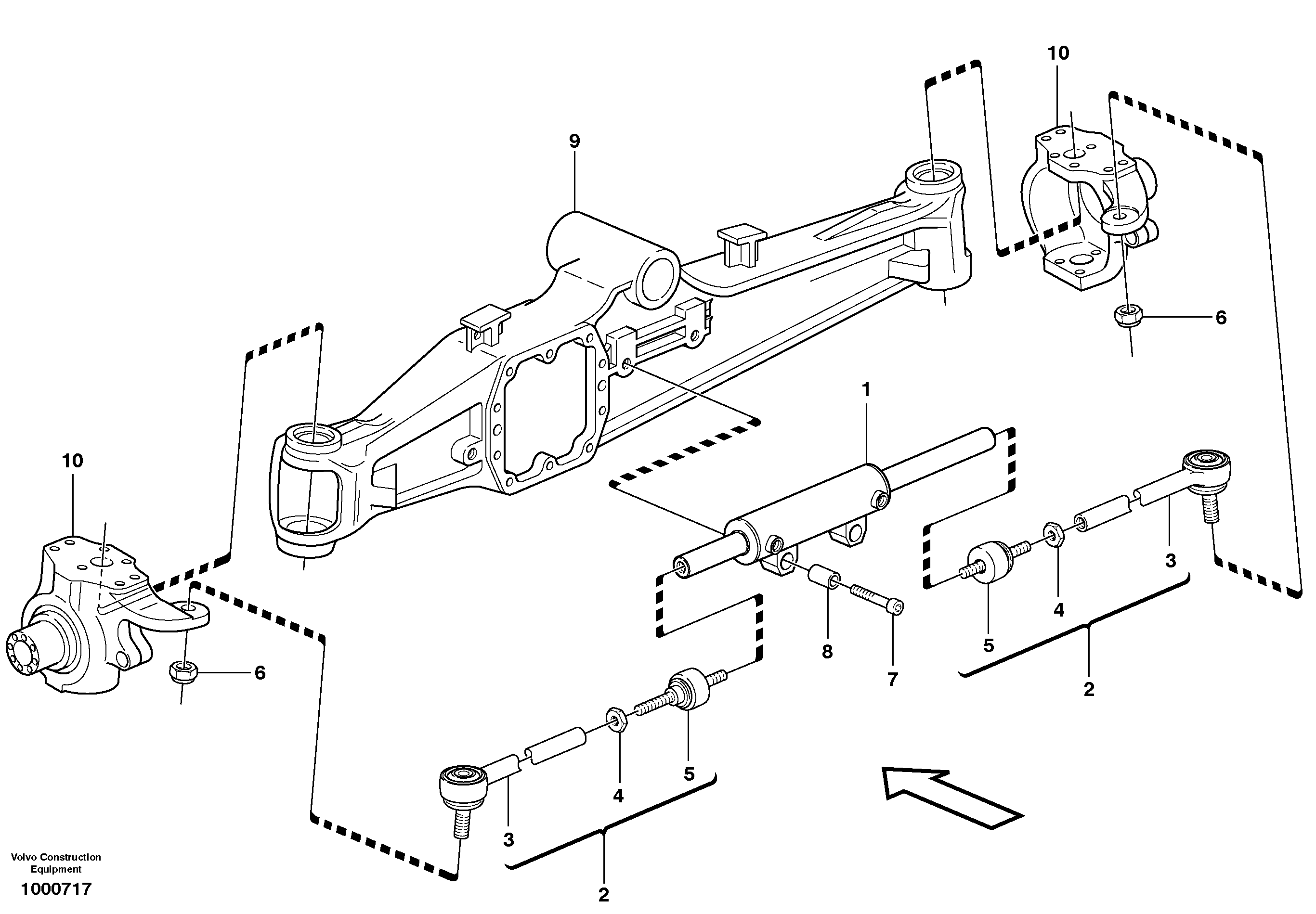 Steering system — volvo parts diagram