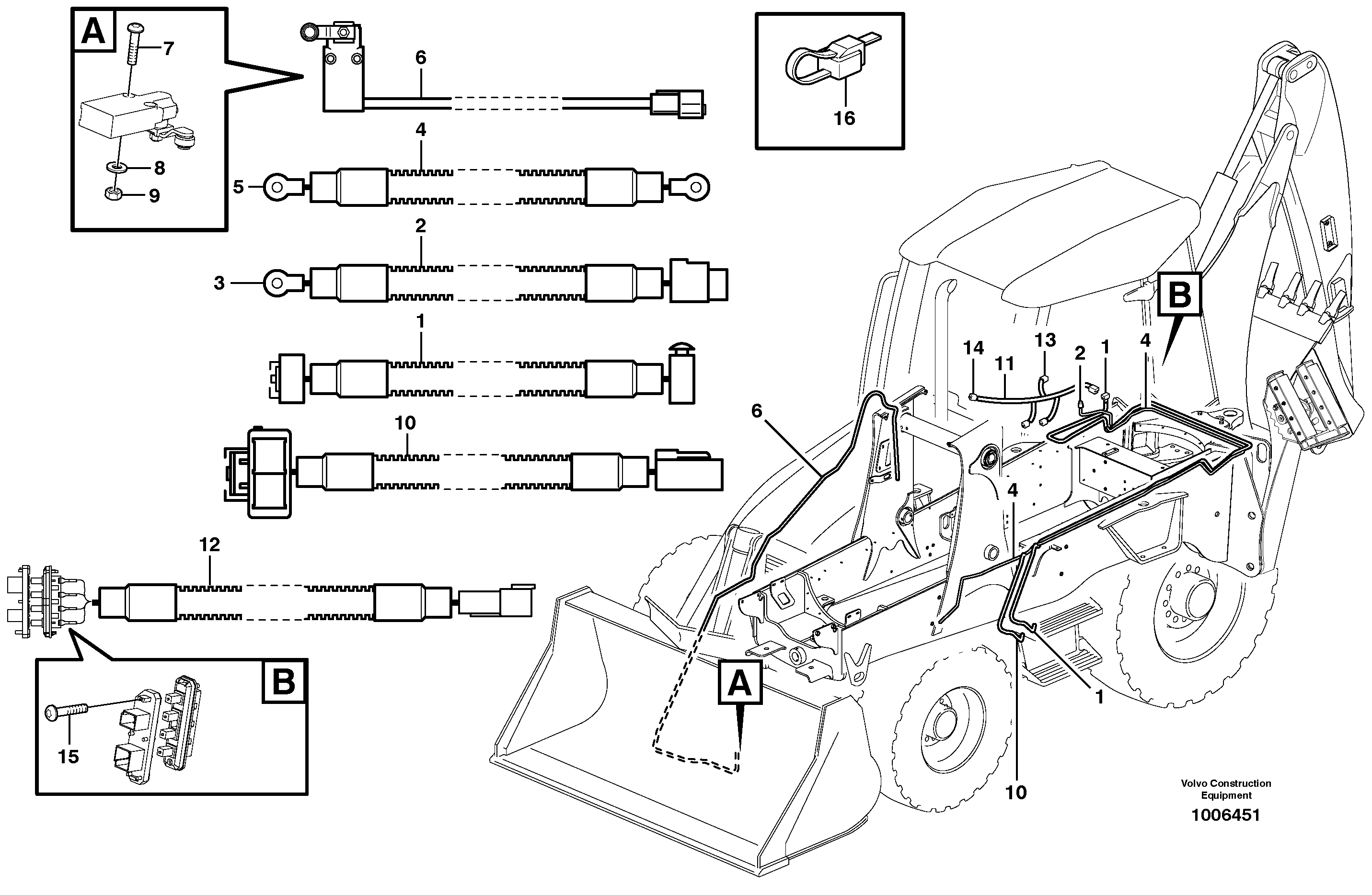 Other cables — volvo parts diagram