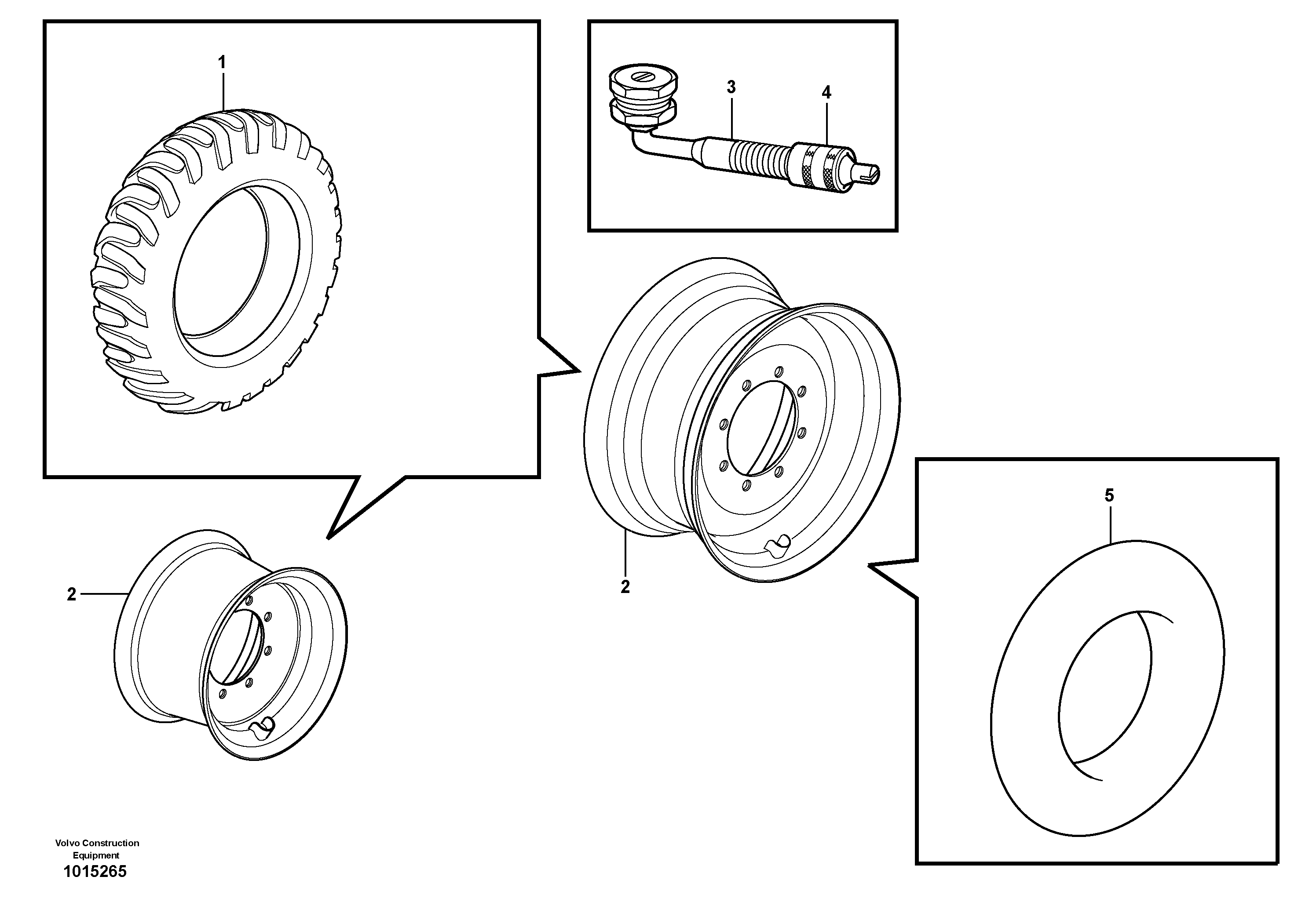 Wheel  AGRICULTURAL — volvo parts diagram
