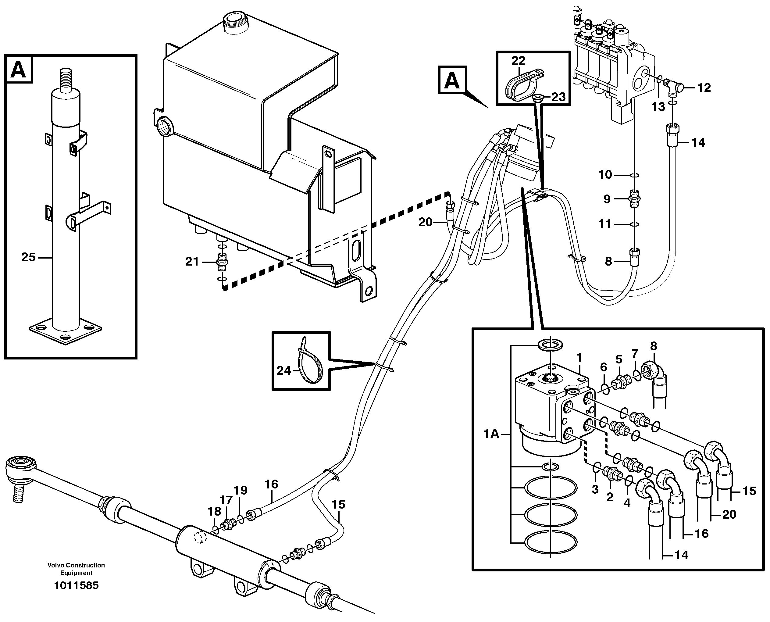 Control valve — volvo parts diagram