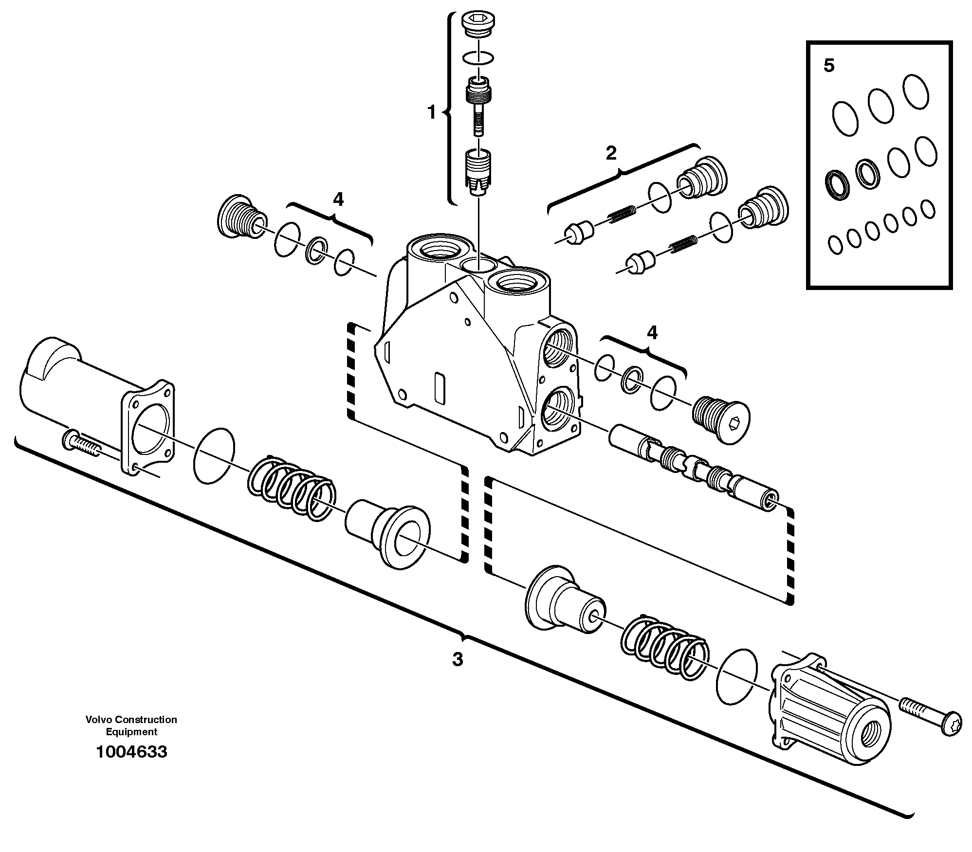 Valve section — volvo parts diagram