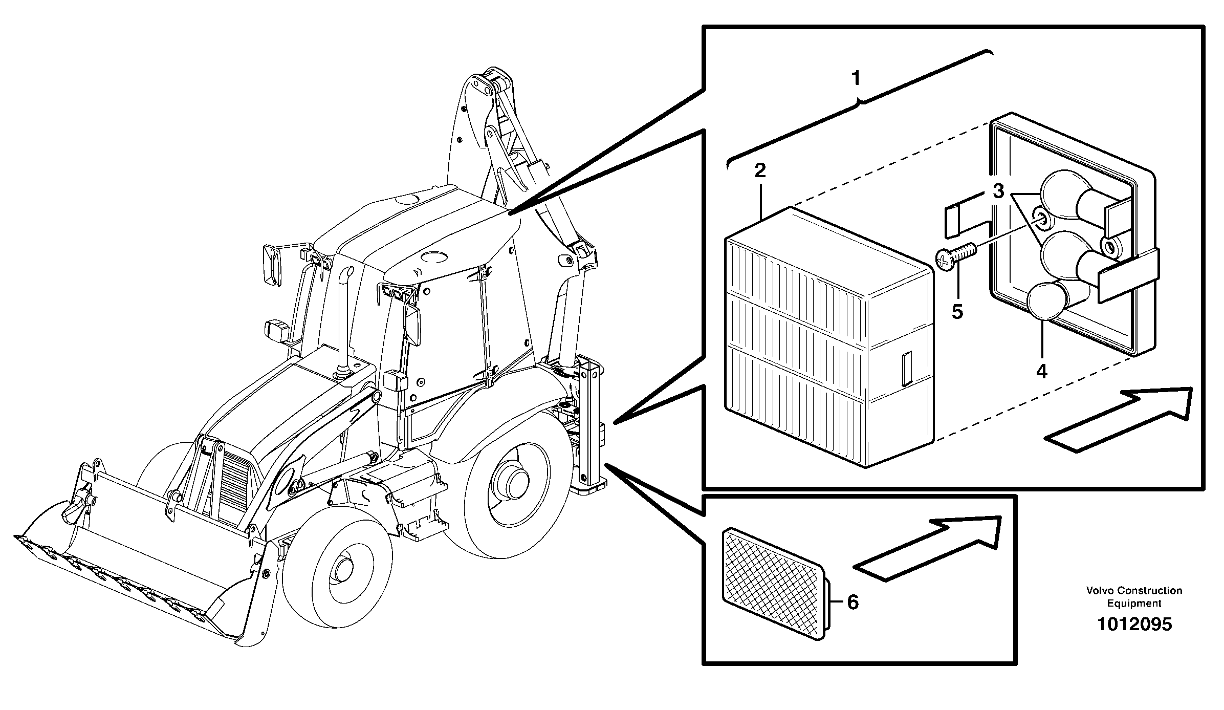 Lighting, rear — volvo parts diagram