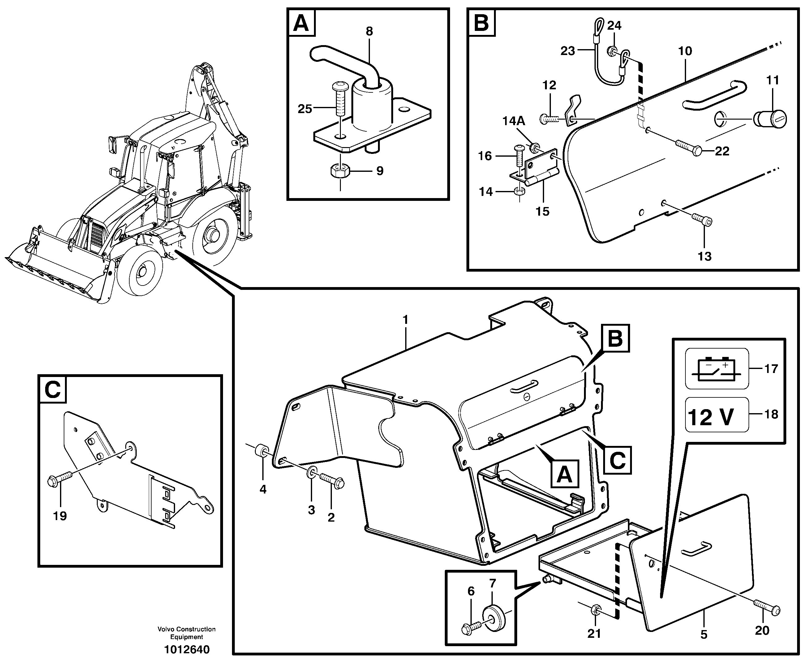 Toolbox  SER NO -11564 — volvo parts diagram