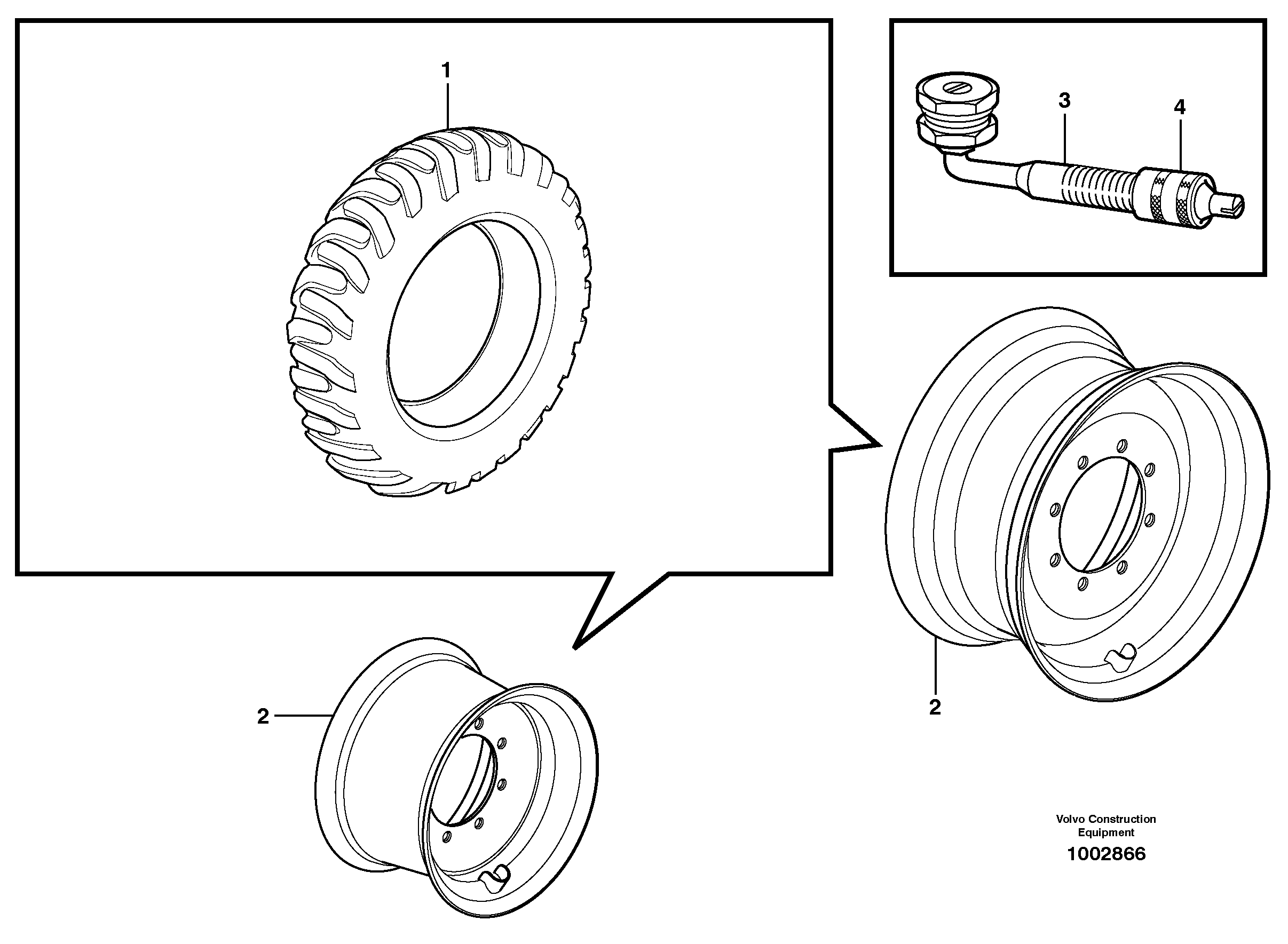 Wheel  11891271 — volvo parts diagram