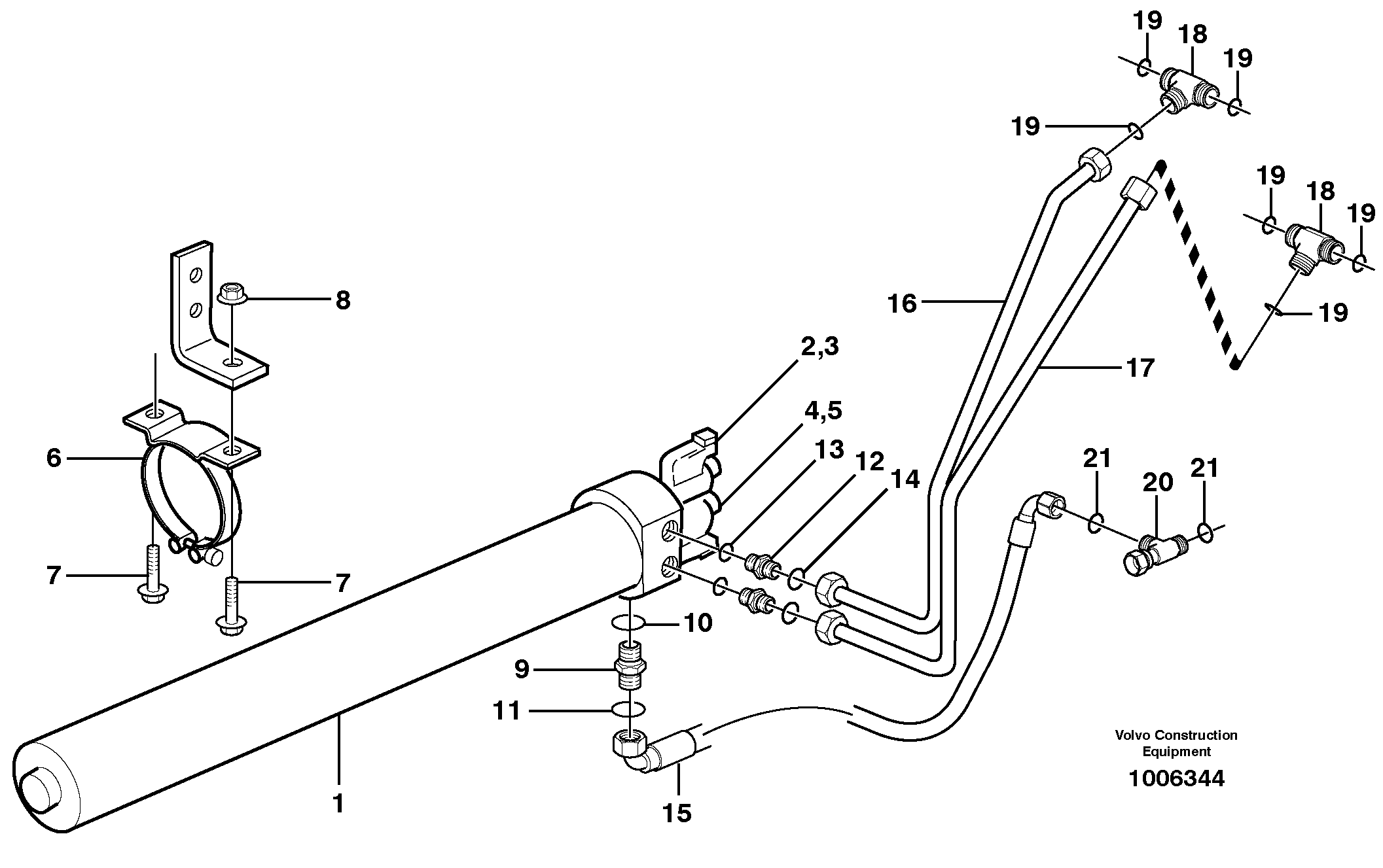 Boom suspension system  11891293 — volvo parts diagram