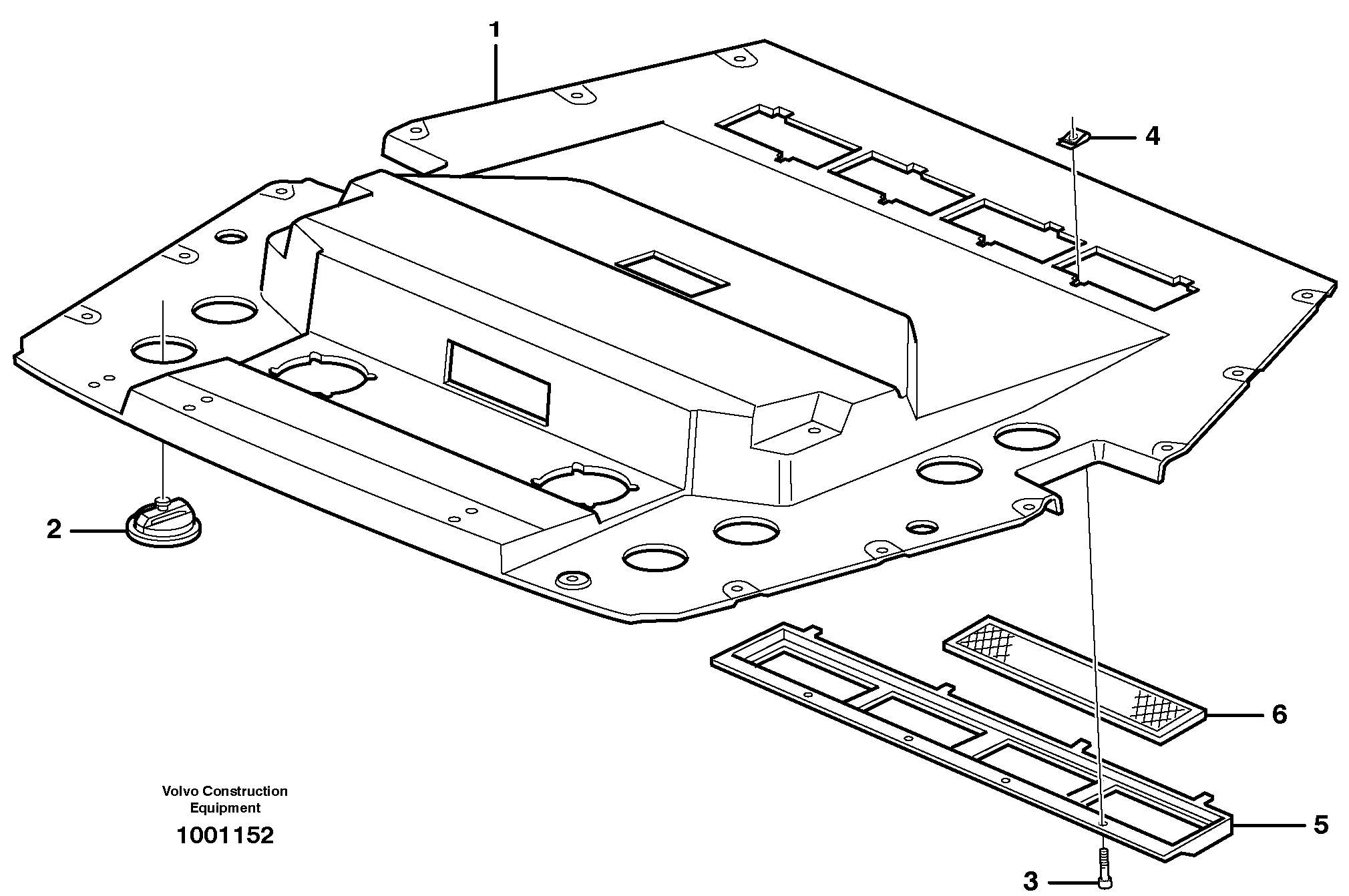 Interior components  11298018, 11298028 — volvo parts diagram