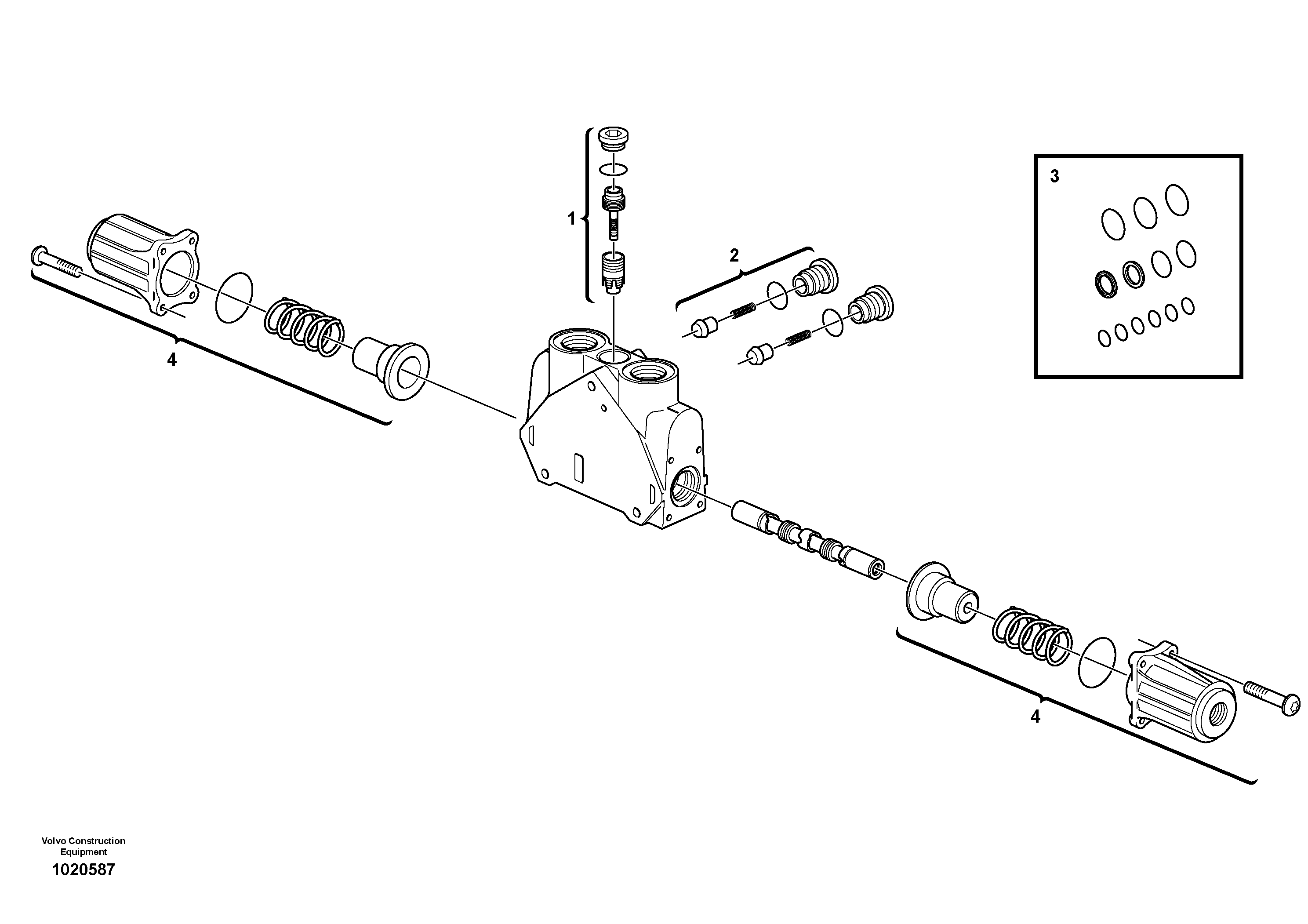 Valve section — volvo parts diagram