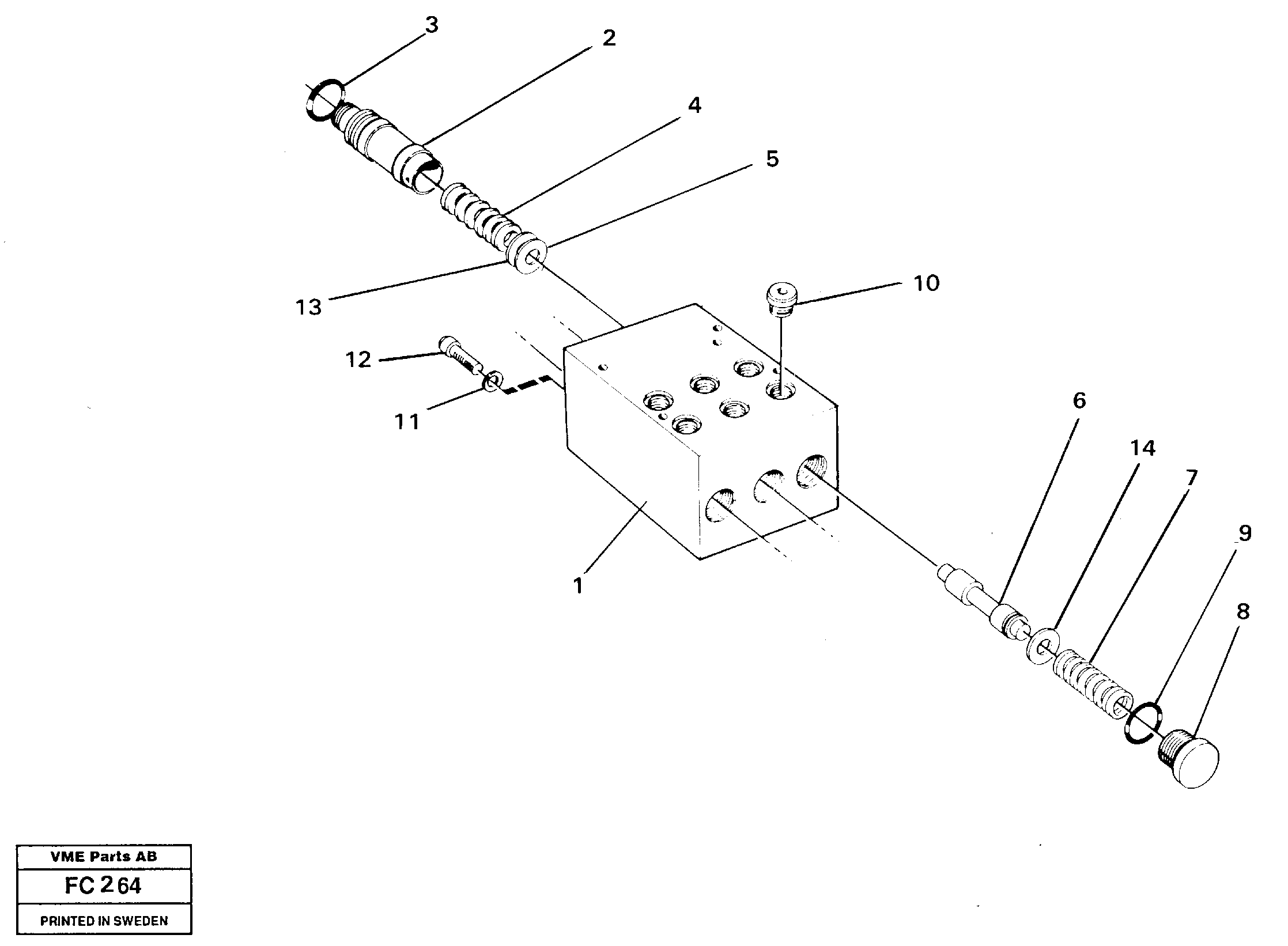 Pedal valve — volvo parts diagram
