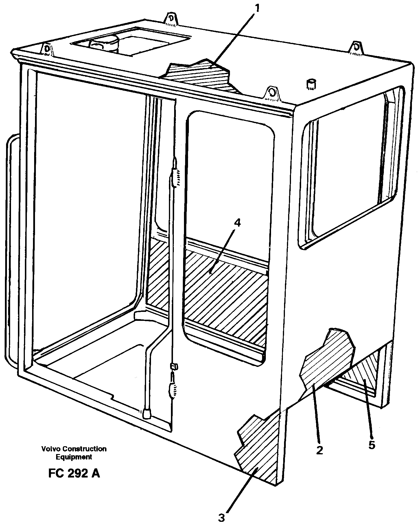 Cabin coating — volvo parts diagram