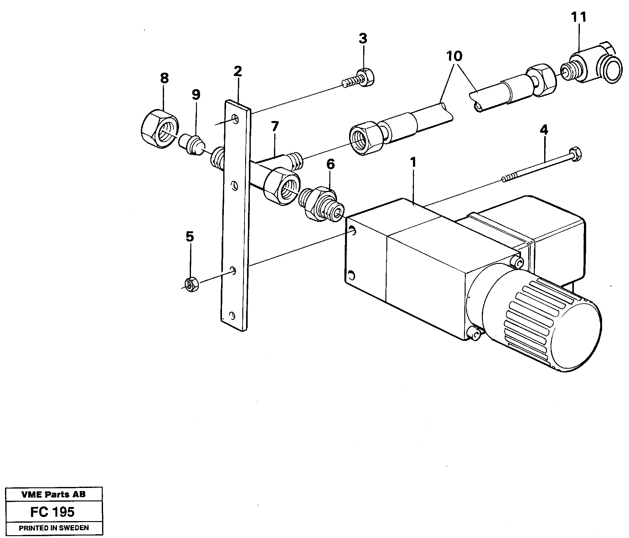 Overload protection  14258192 — volvo parts diagram