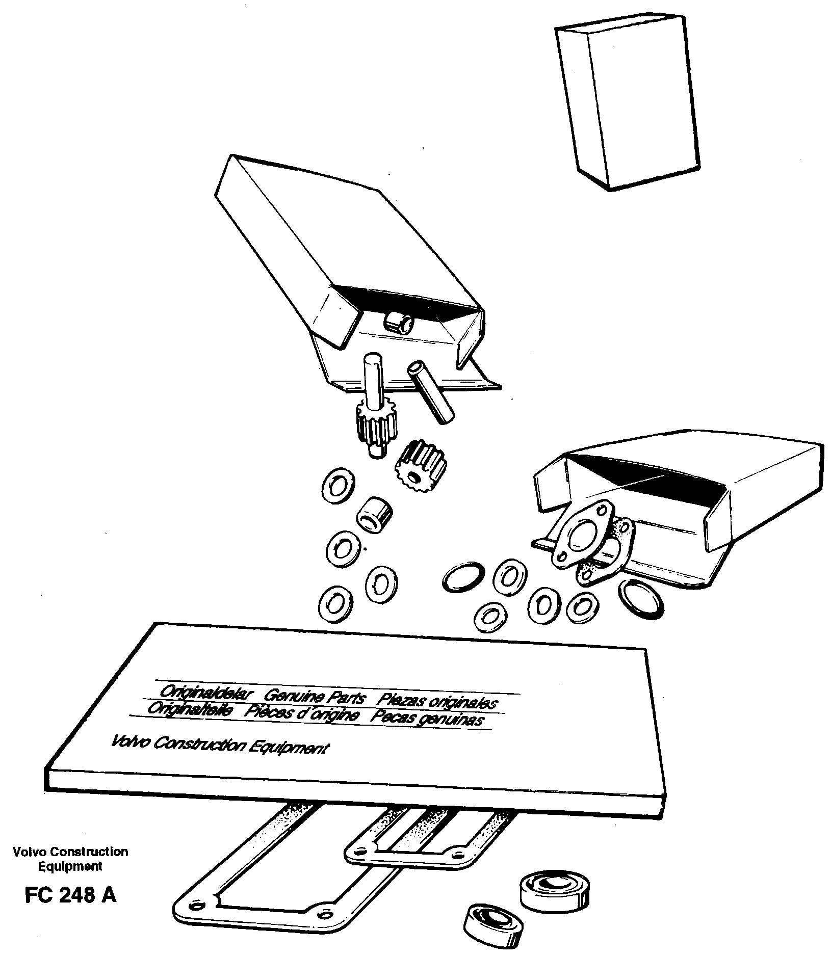 Gasket kits for engine — volvo parts diagram