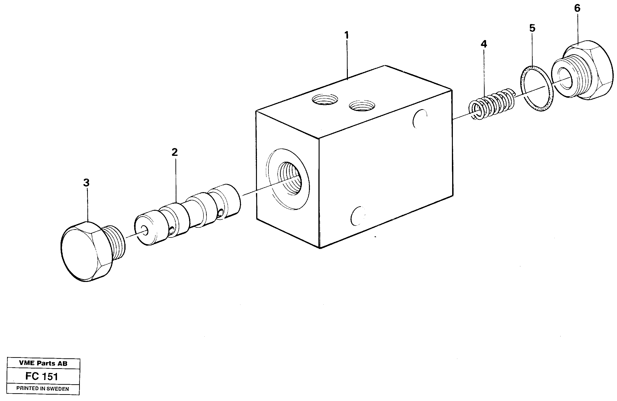 Valve,crawlerbrake — volvo parts diagram