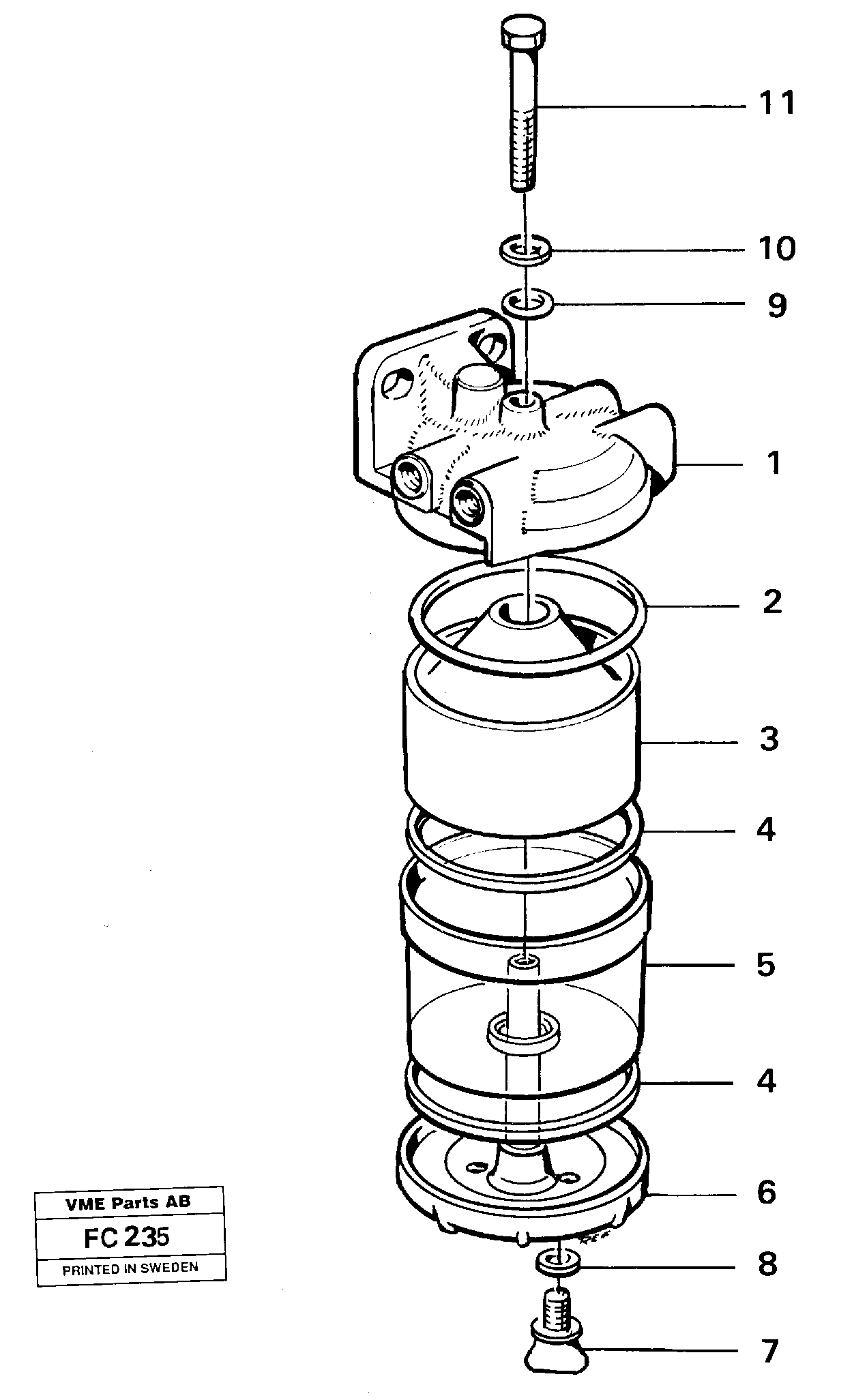 Filter — volvo parts diagram