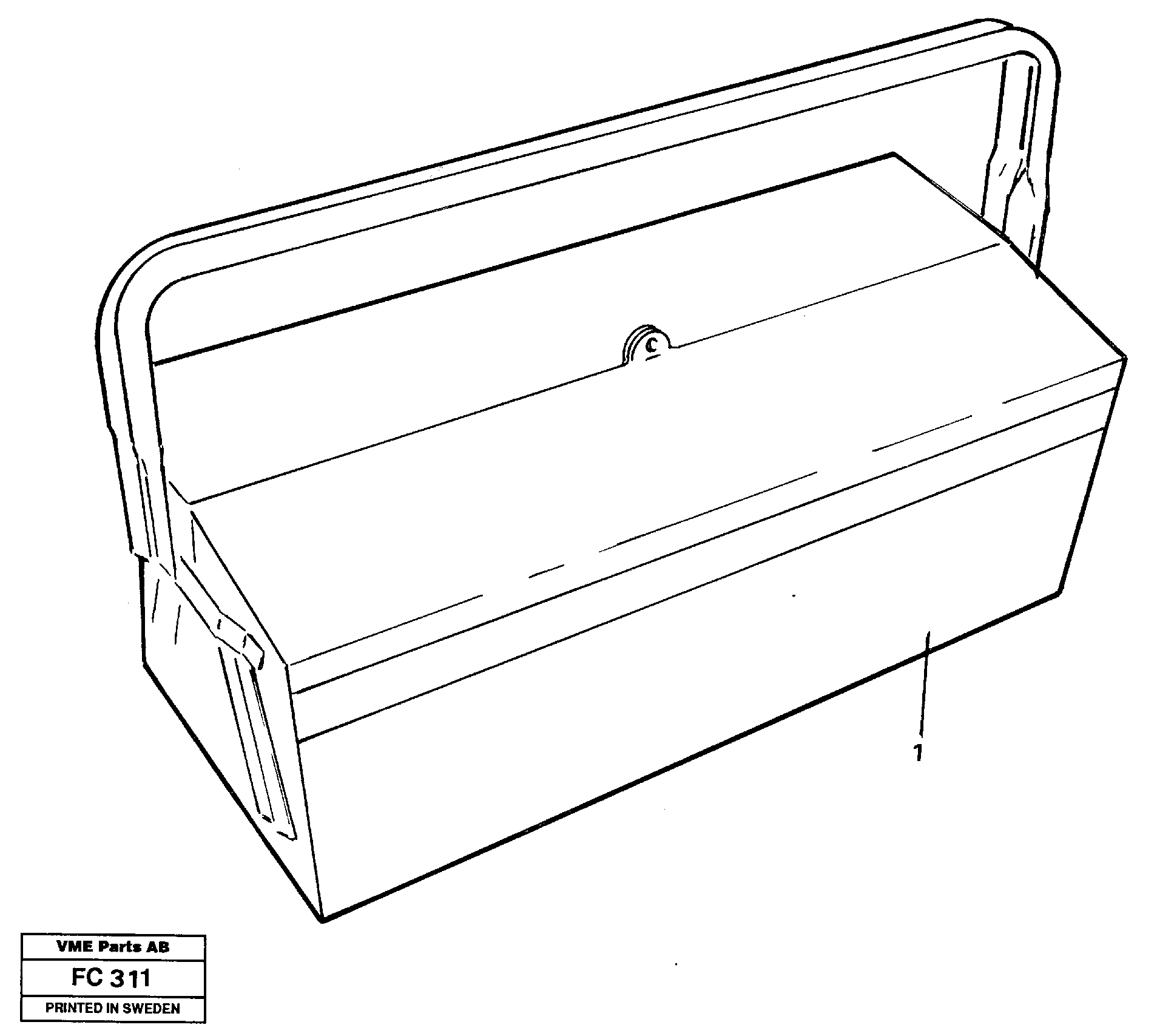 Tool  14255690 — volvo parts diagram