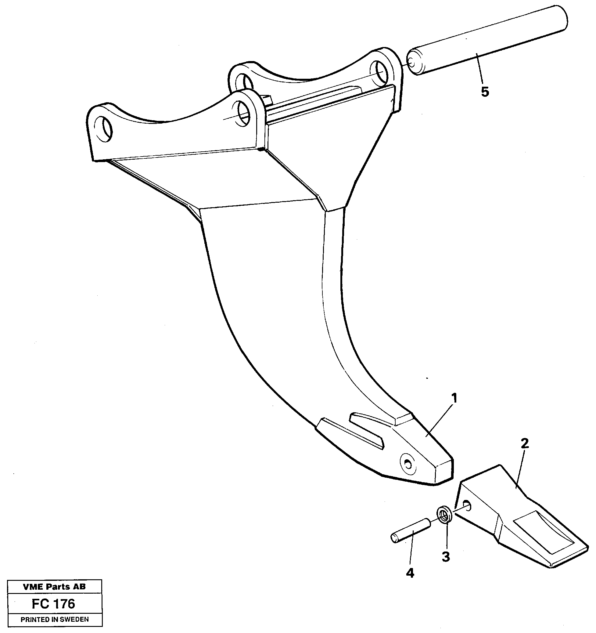 Ripper  14259270 — volvo parts diagram