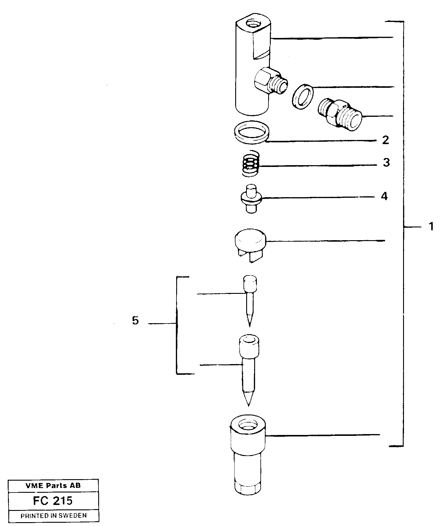 Injector — volvo parts diagram