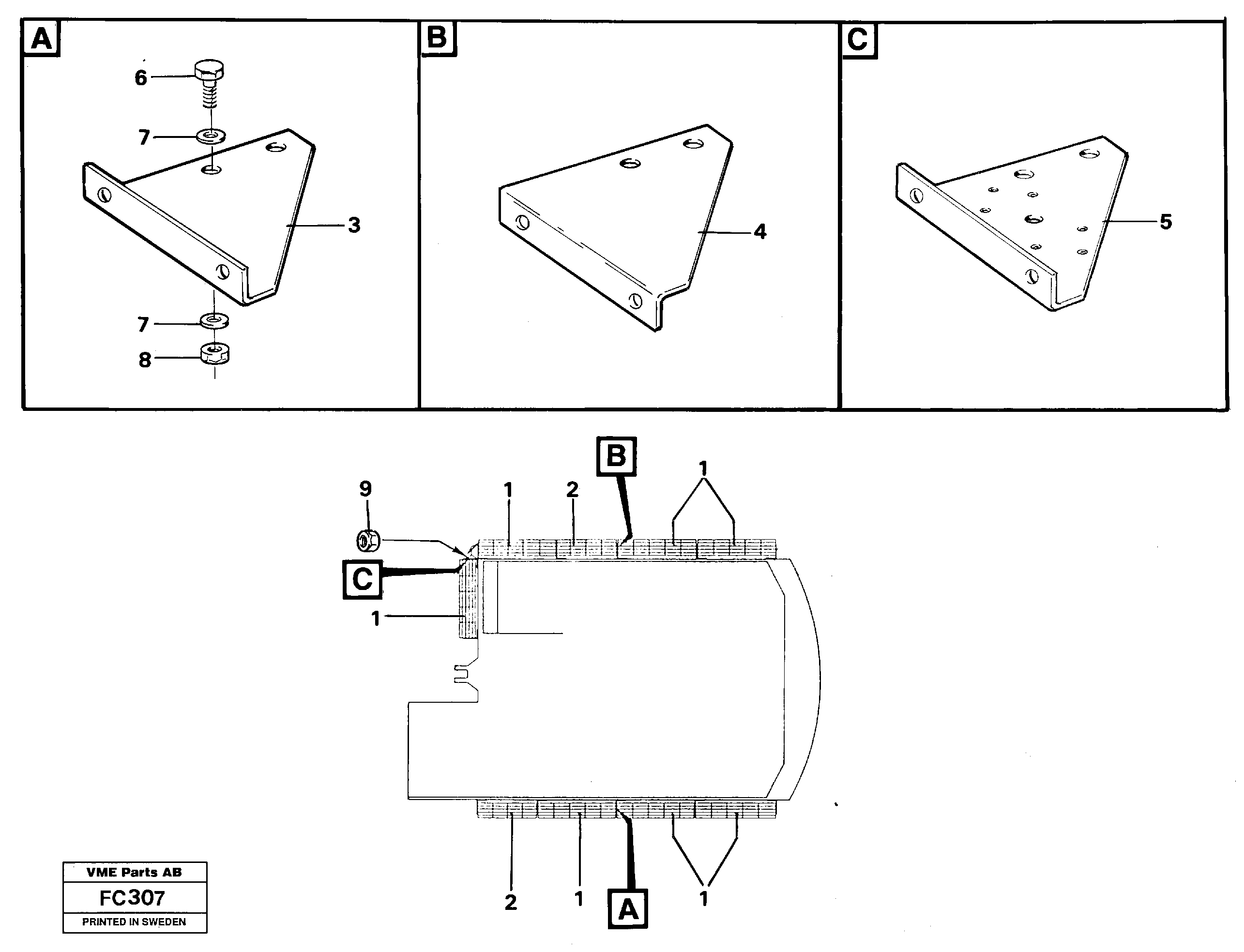 Cat-walk  14258780 — volvo parts diagram