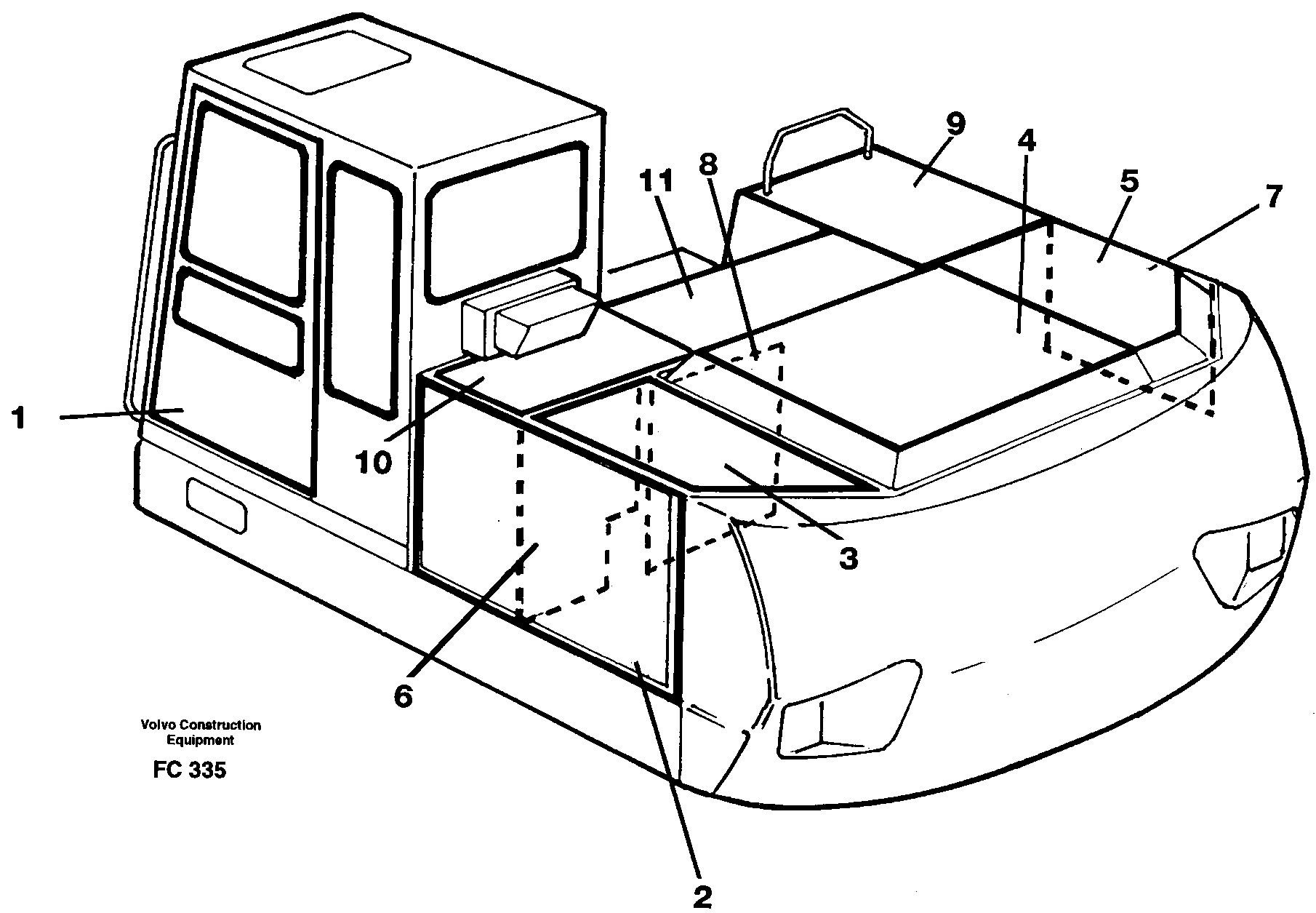 Doors, hatches — volvo parts diagram