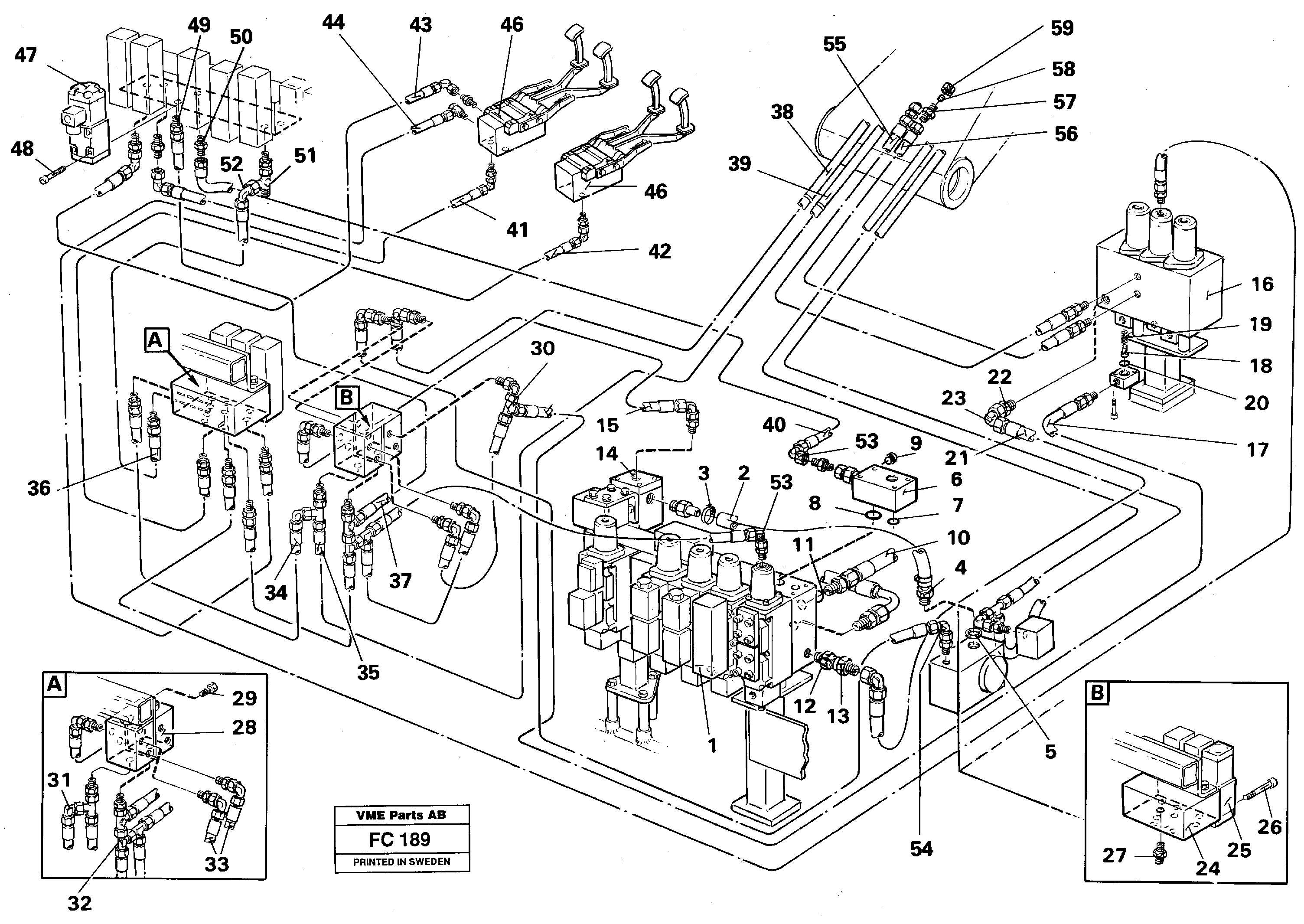 Hammerequipment, adjustable boom  14258386 — volvo parts diagram